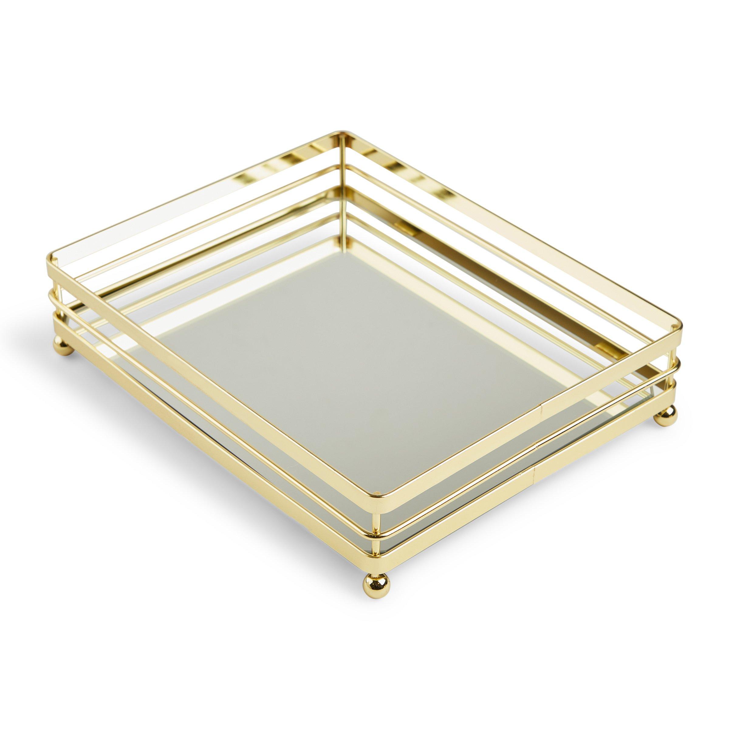 Gold Mirror Tray (3134082) | Loads of Living