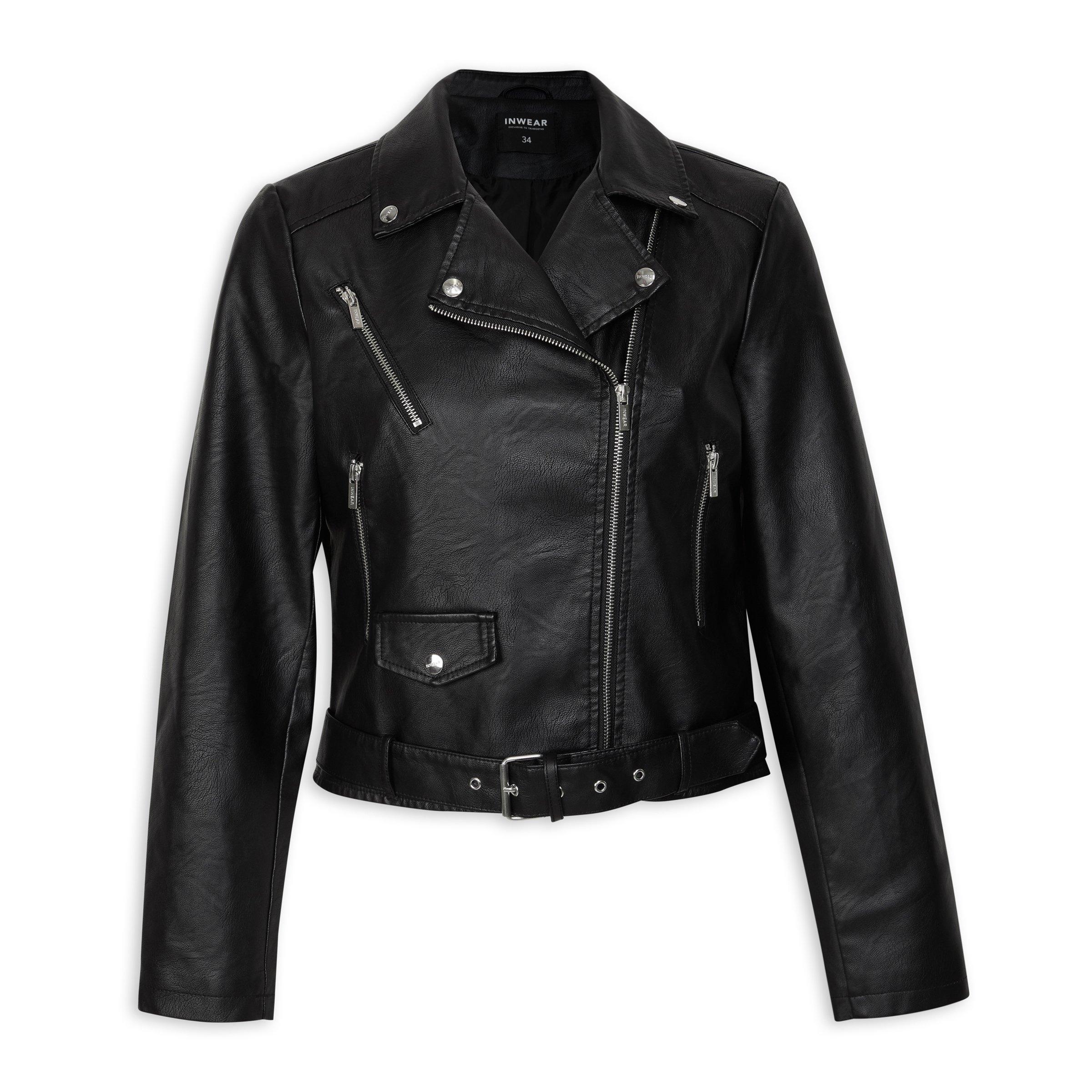 Black Biker Jacket (3134214) | Inwear