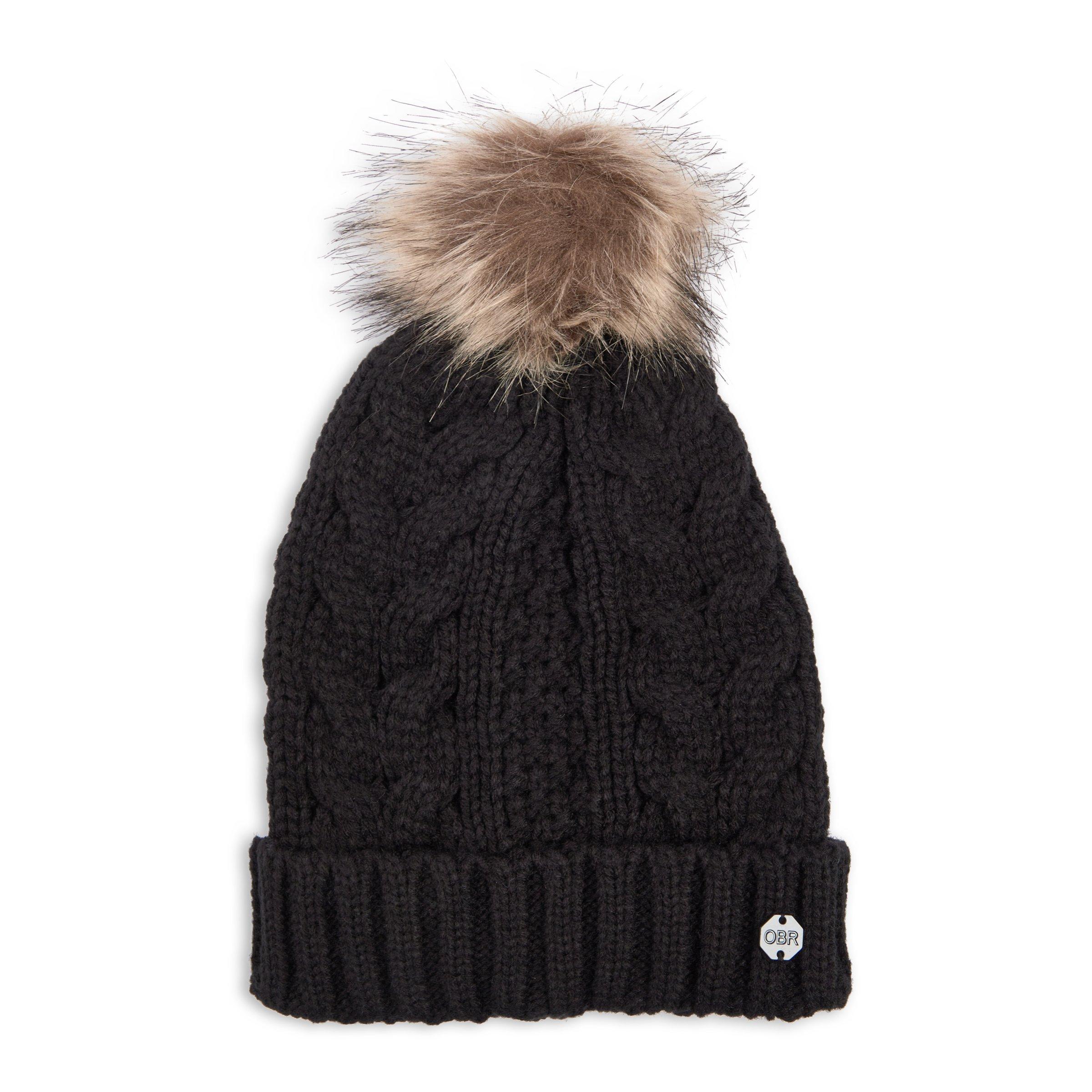 Black Beanie with Pom-Pom (3134443) | OUTBACK RED