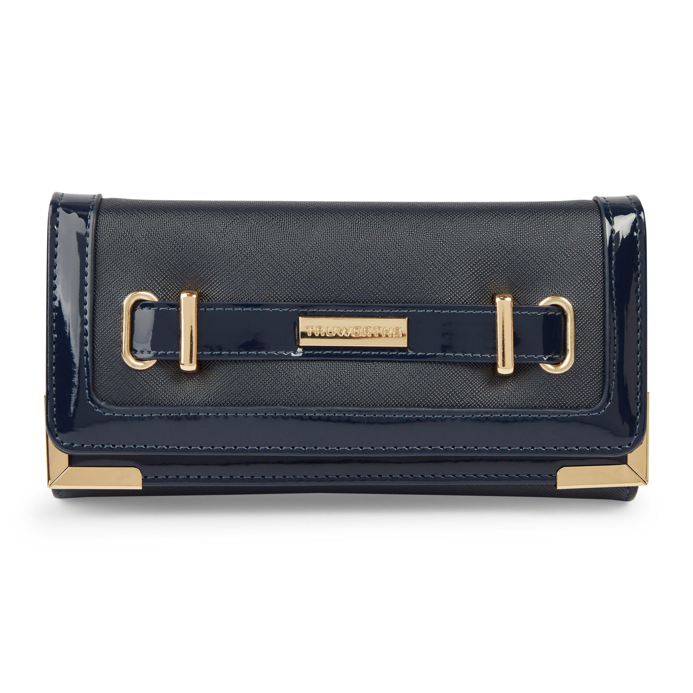 Navy Double Flap Purse (3134879) 