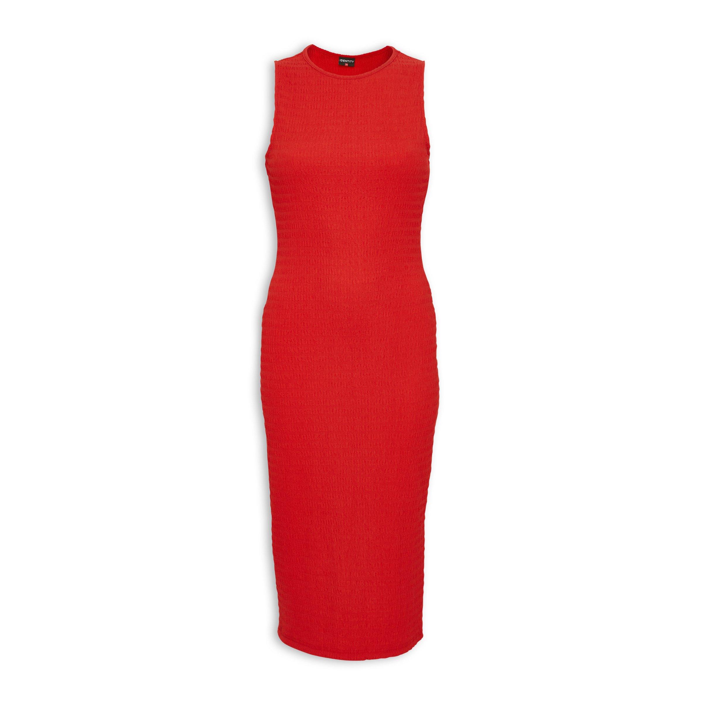 Red Column Dress (3135127) | Identity