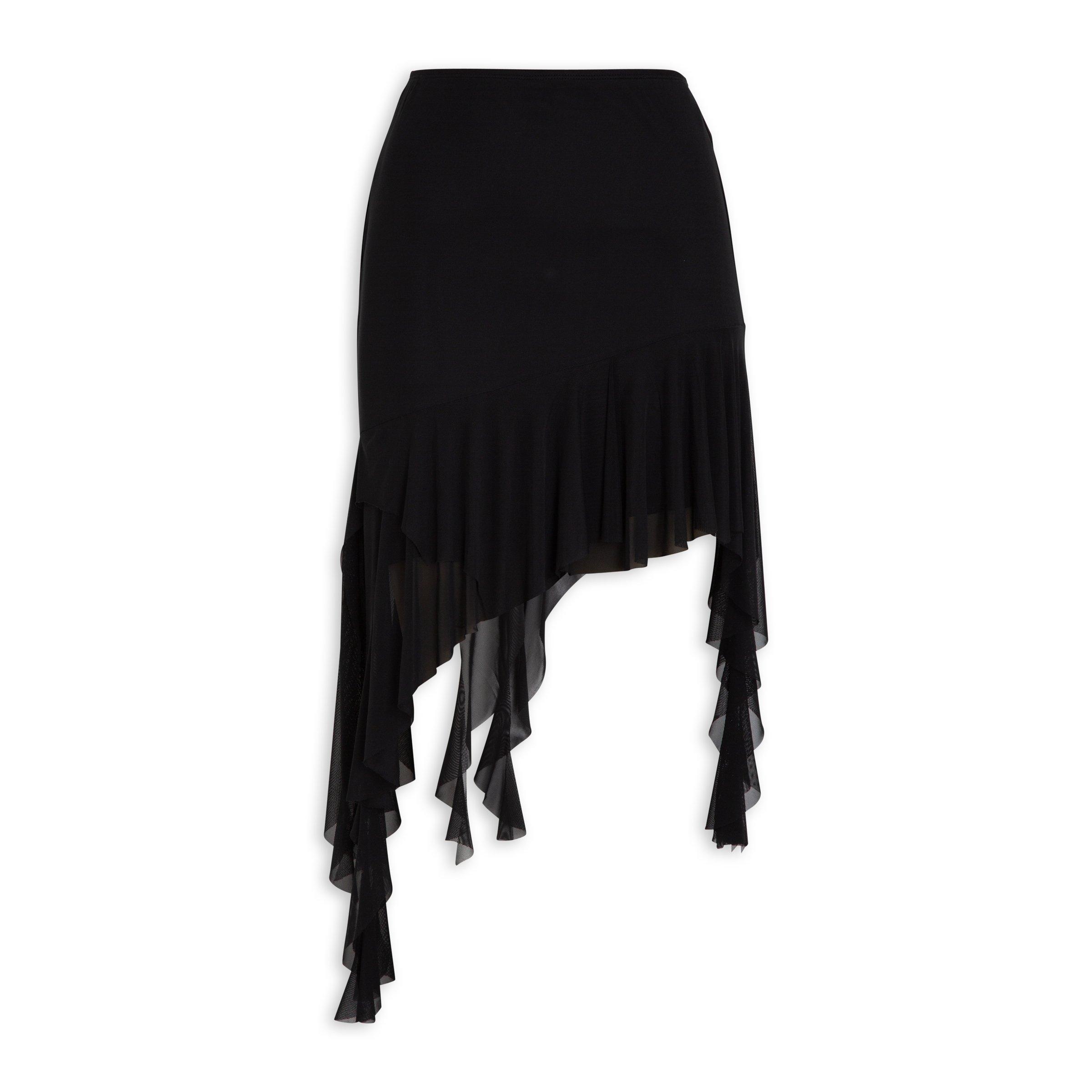 Black Asymmetrical Skirt (3135542) | Truworths