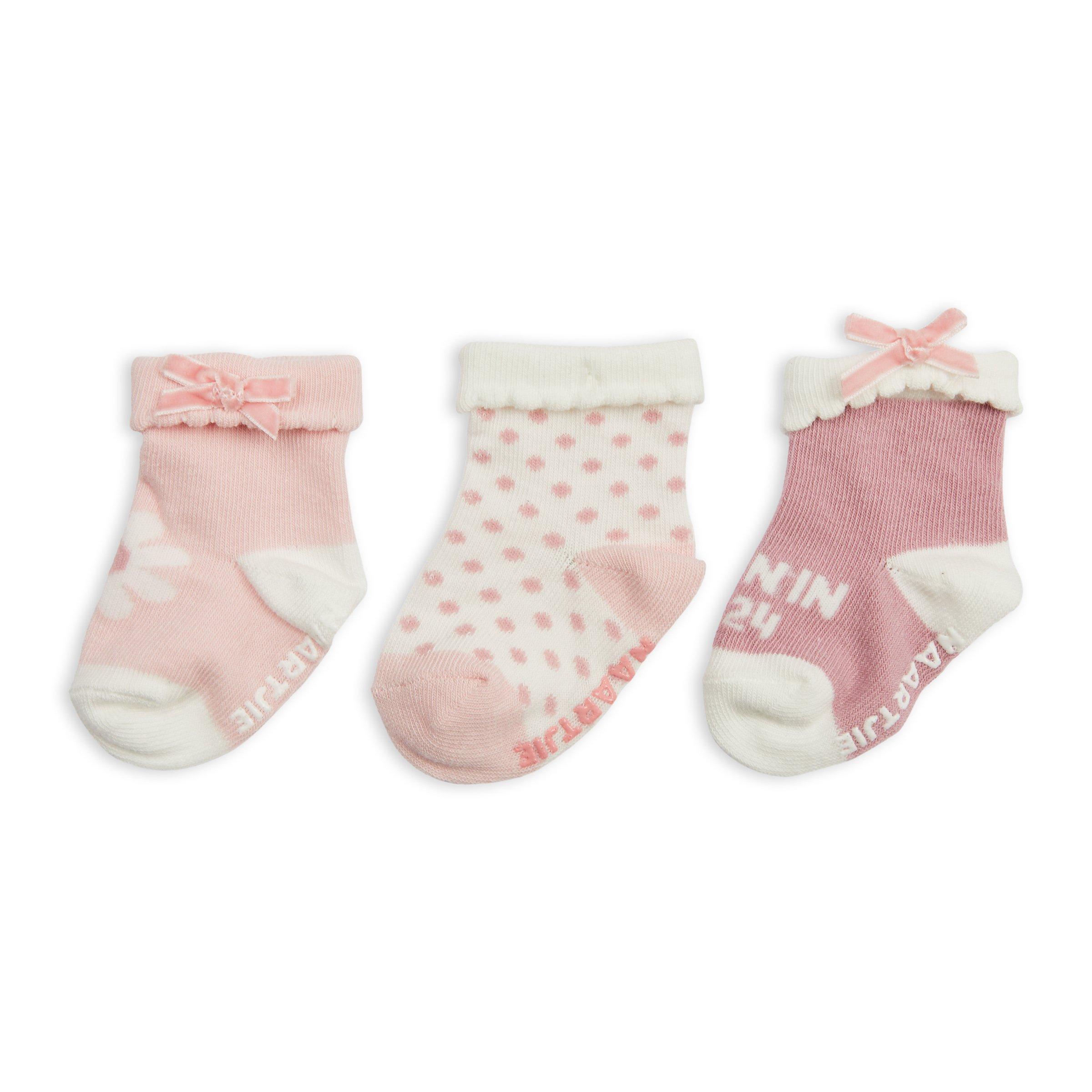 Baby Girls Pink Socks (3135830) | Naartjie