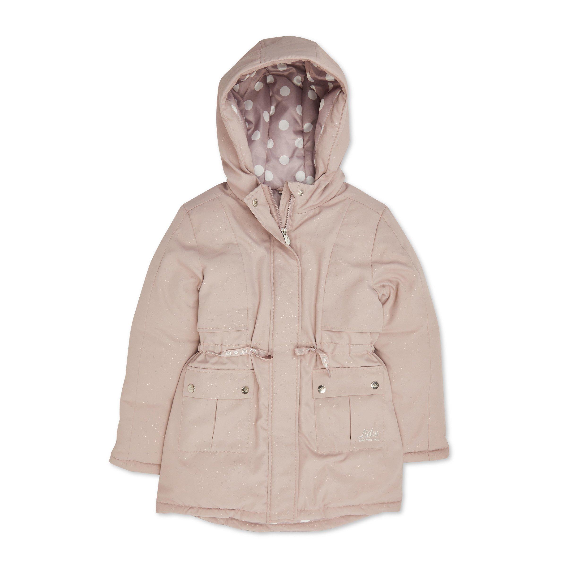 Girls Pink Padded Parka Jacket (3135972) | LTD Kids