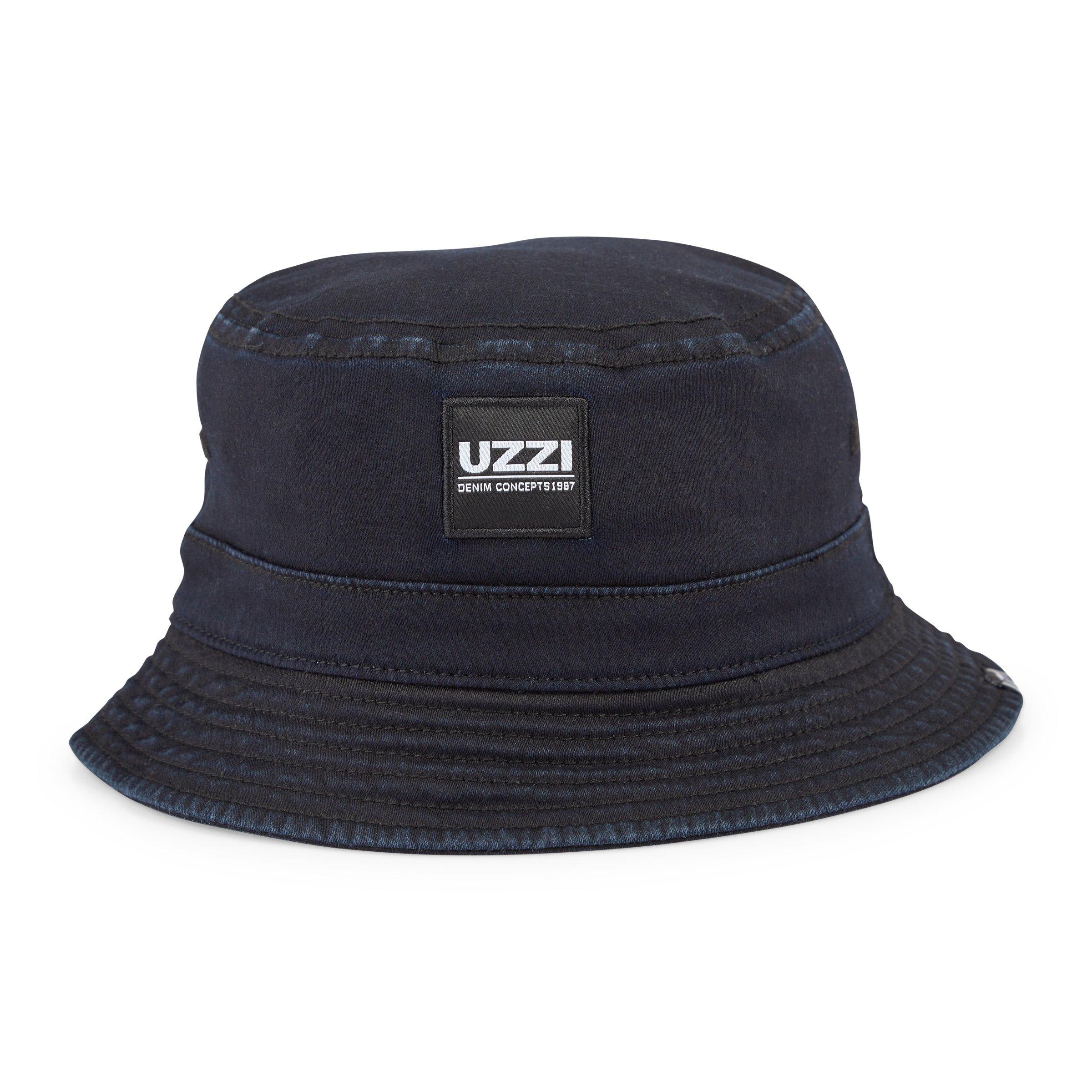 Navy Denim Bucket Hat (3136054) | UZZI
