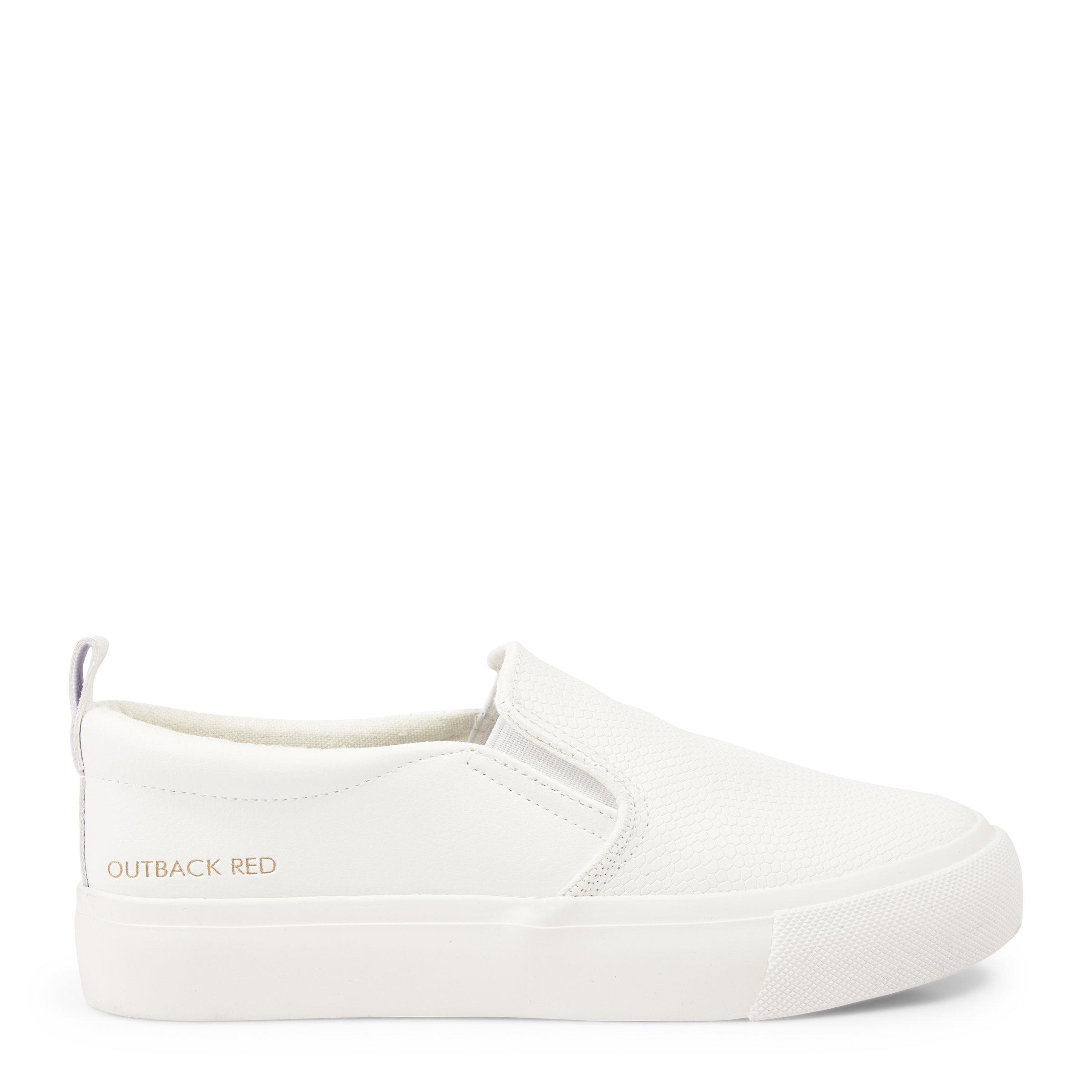 White Slip On Sneakers (3136545) | OUTBACK RED