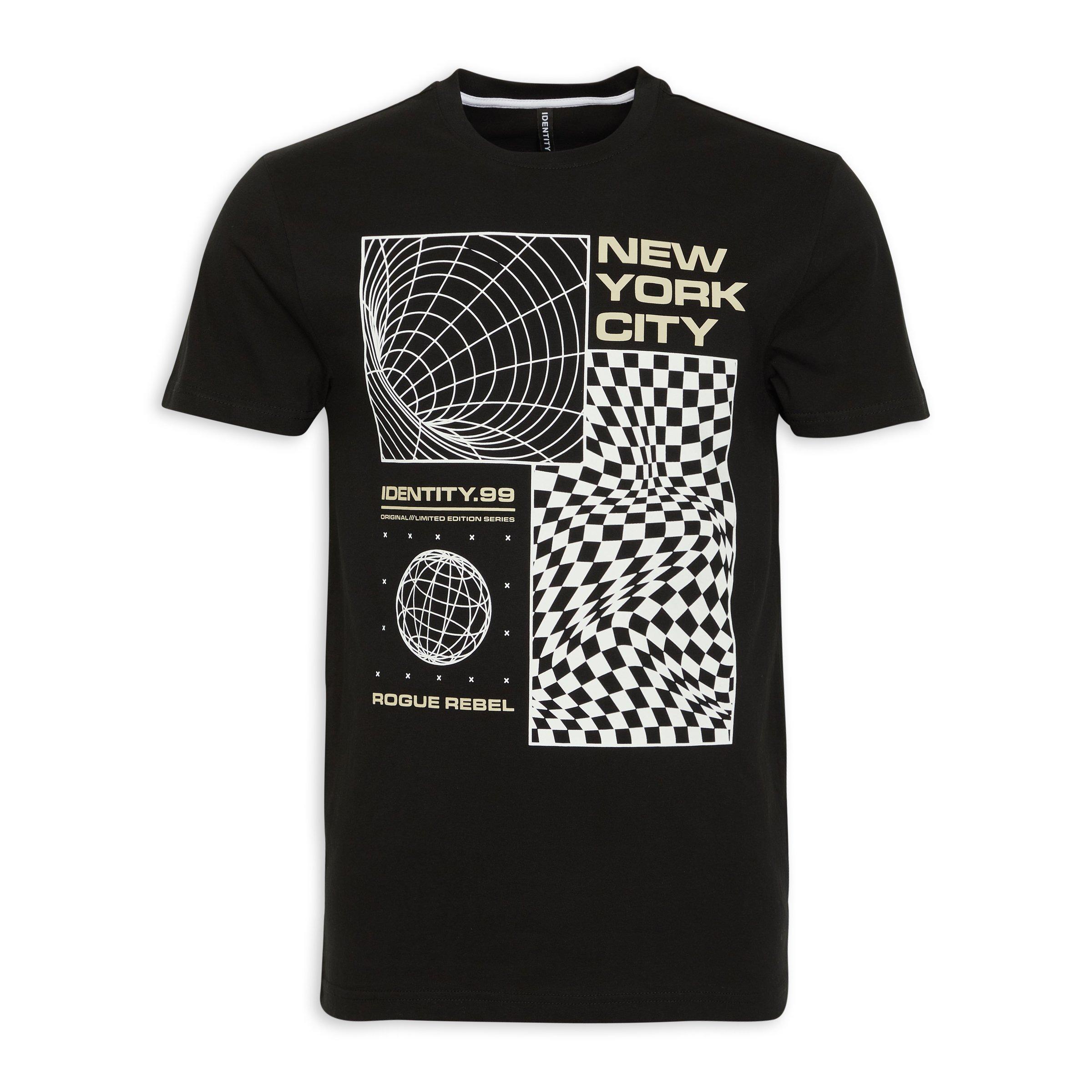 Black Graphic T-shirt (3136595) | Identity