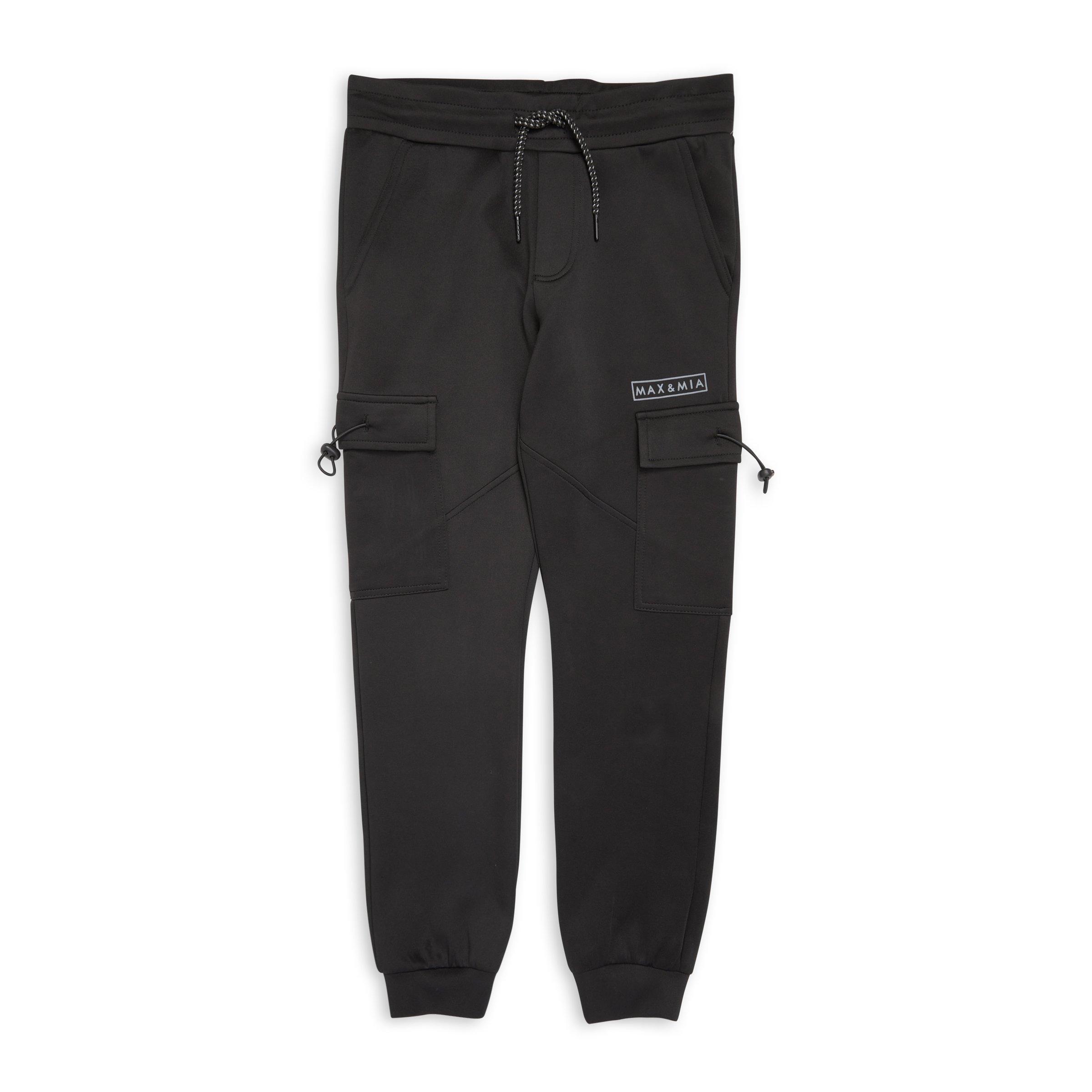 Boys Black Utility Jogger (3136777) | Max & Mia