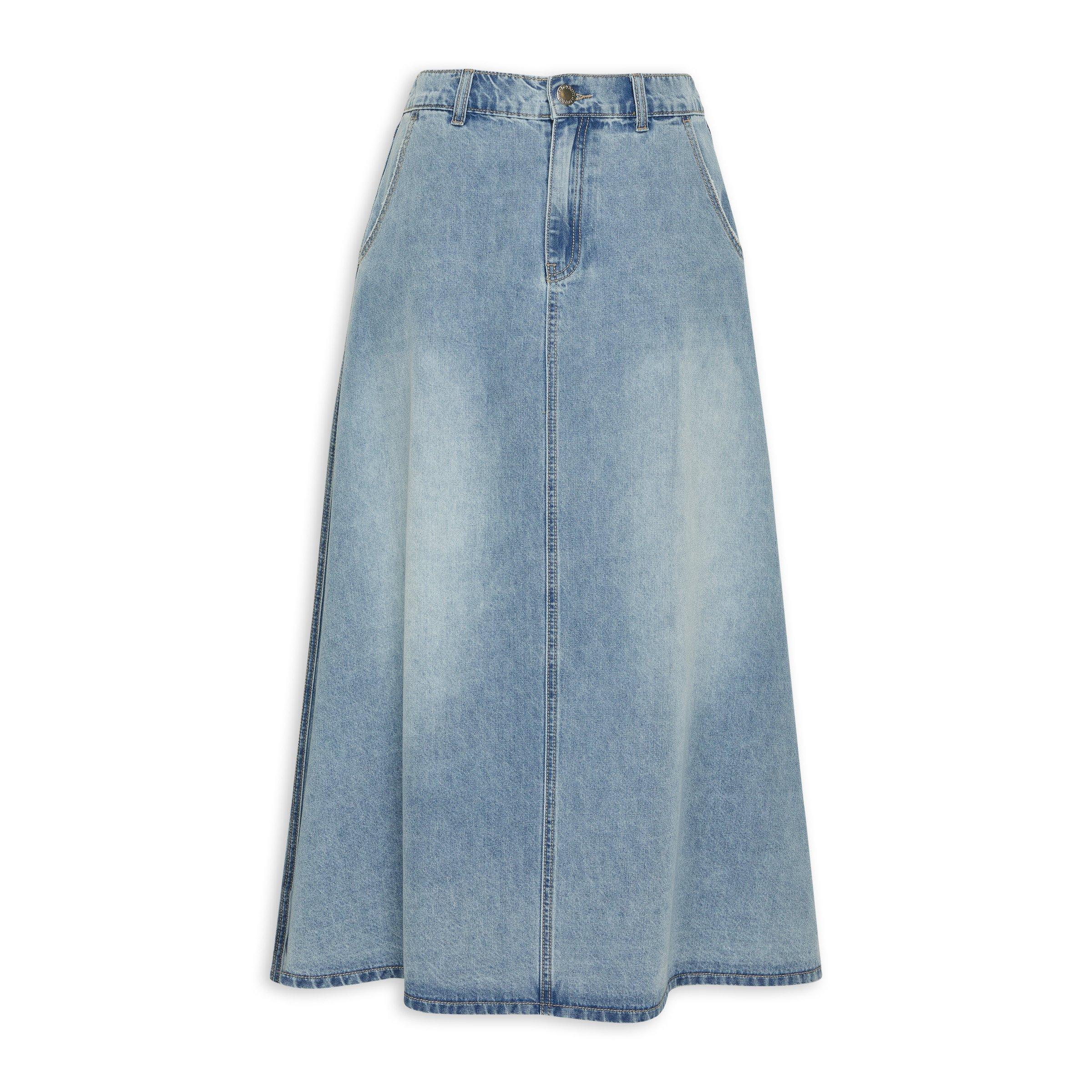 Denim A-line Skirt (3136886) | Hey Betty