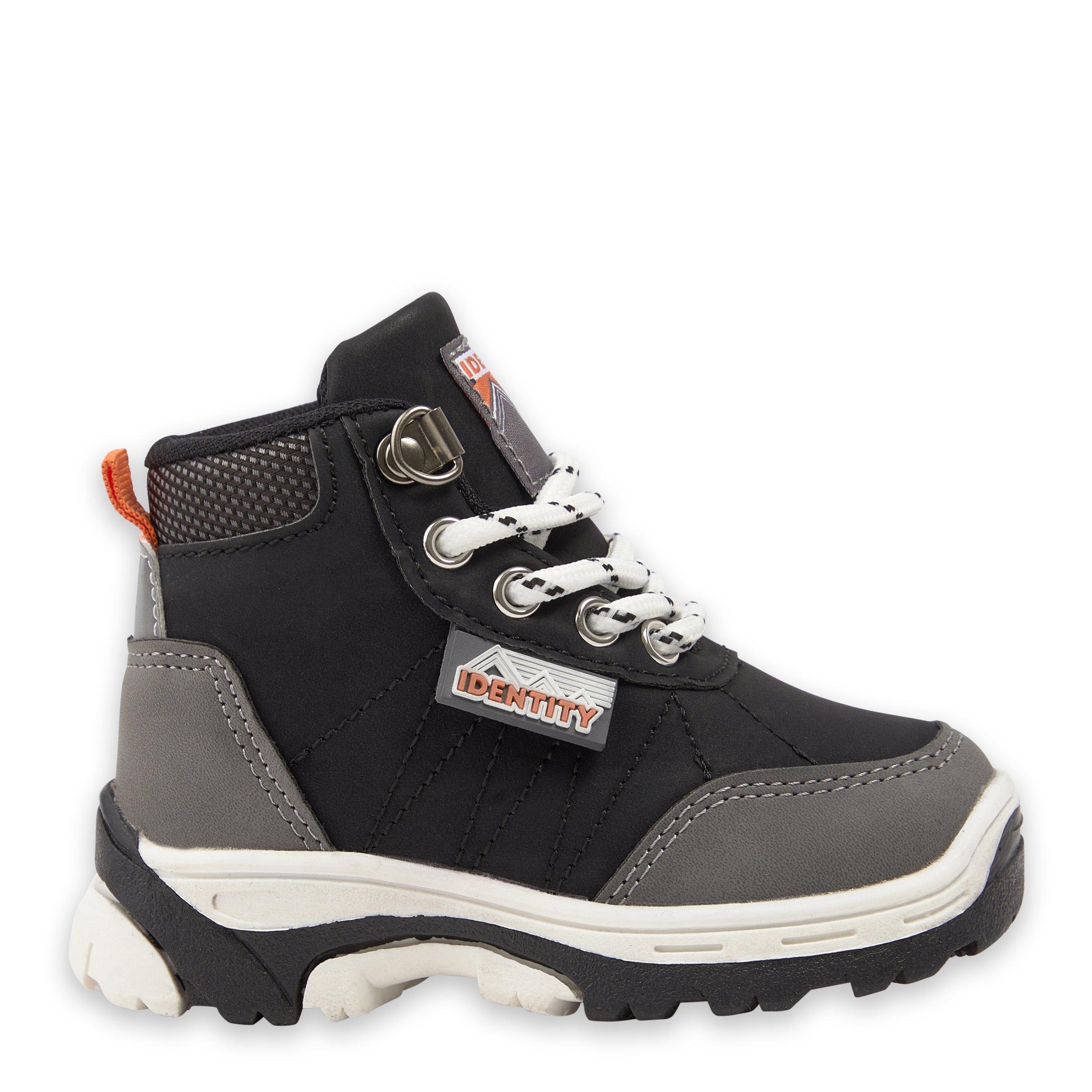 Kid Boy Charcoal Hiker Boots (3138123) | Identity