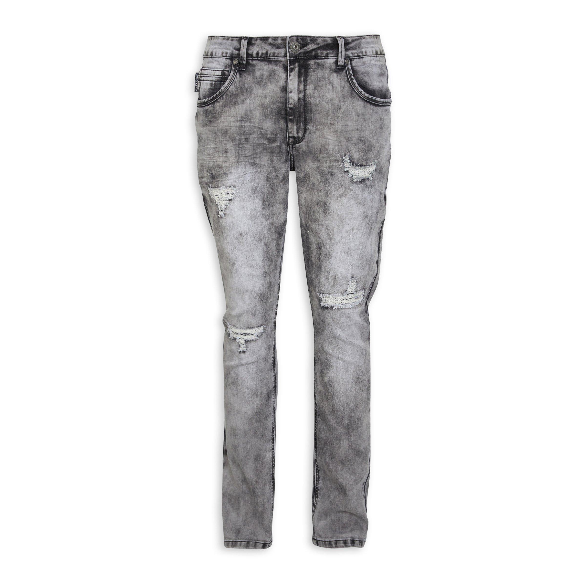 Grey Ripped Skinny Jeans (3138134) | Identity