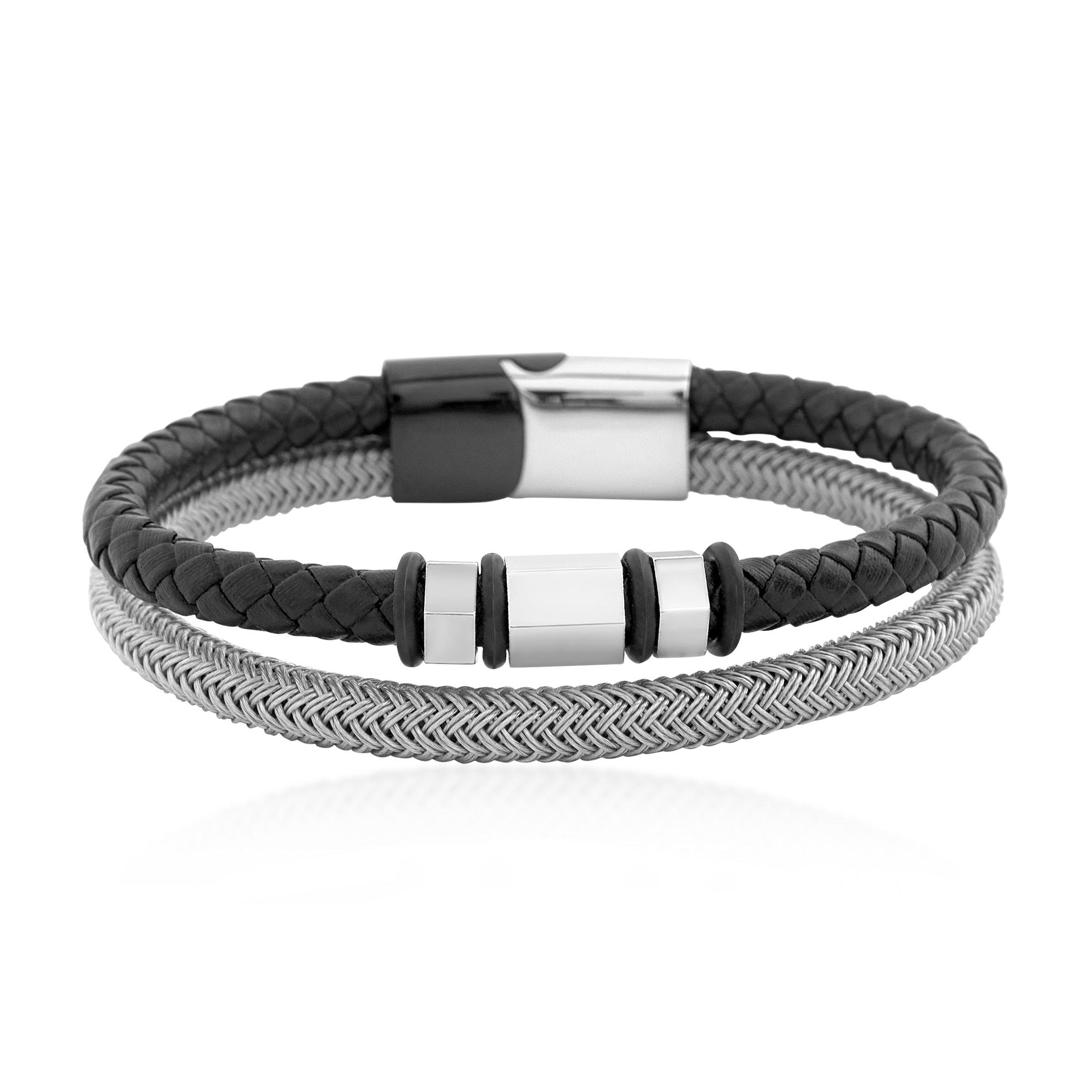 Double Cable Bracelet (3138199) | Stainless Steel