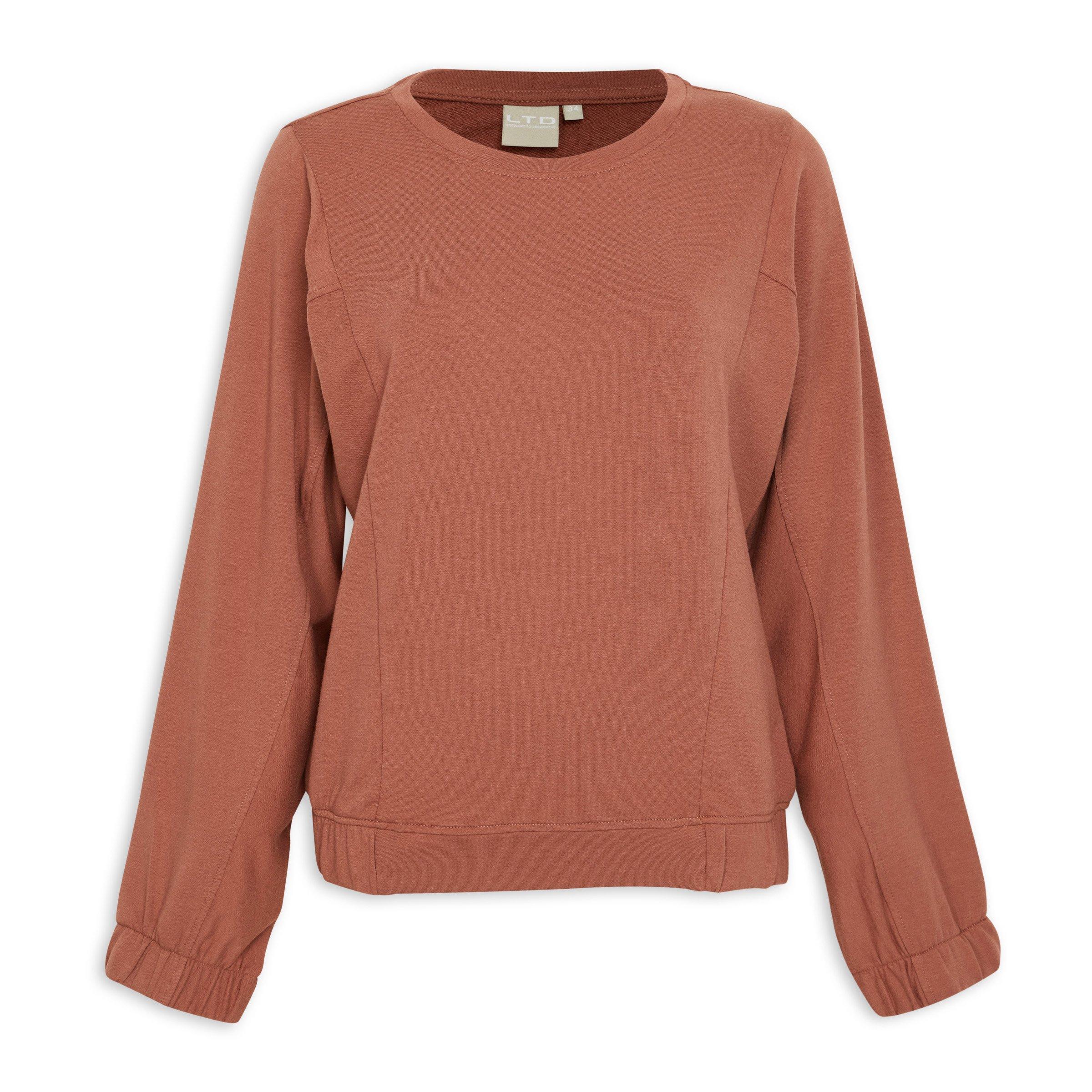 Rust Sweat Top (3138435) | LTD Woman