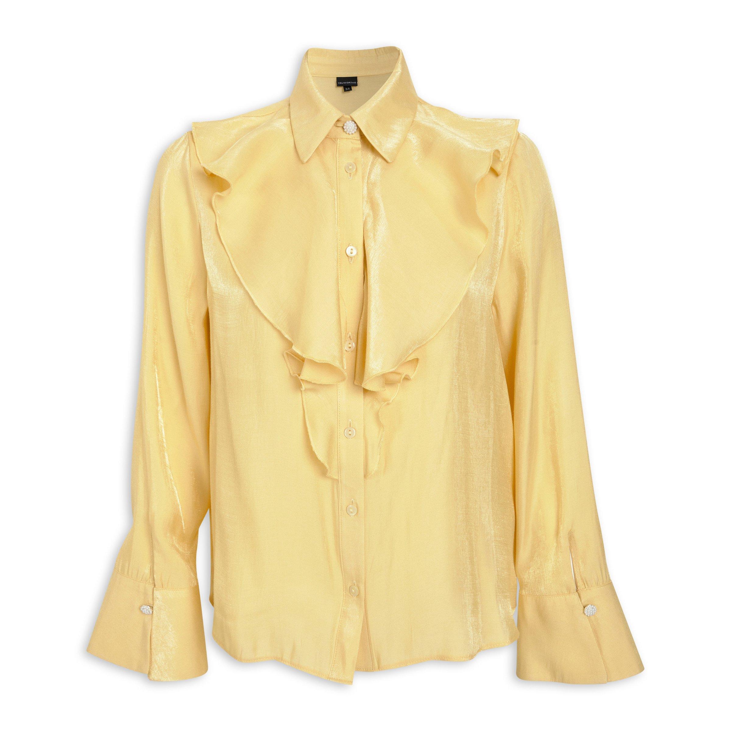 yellow frill shirt