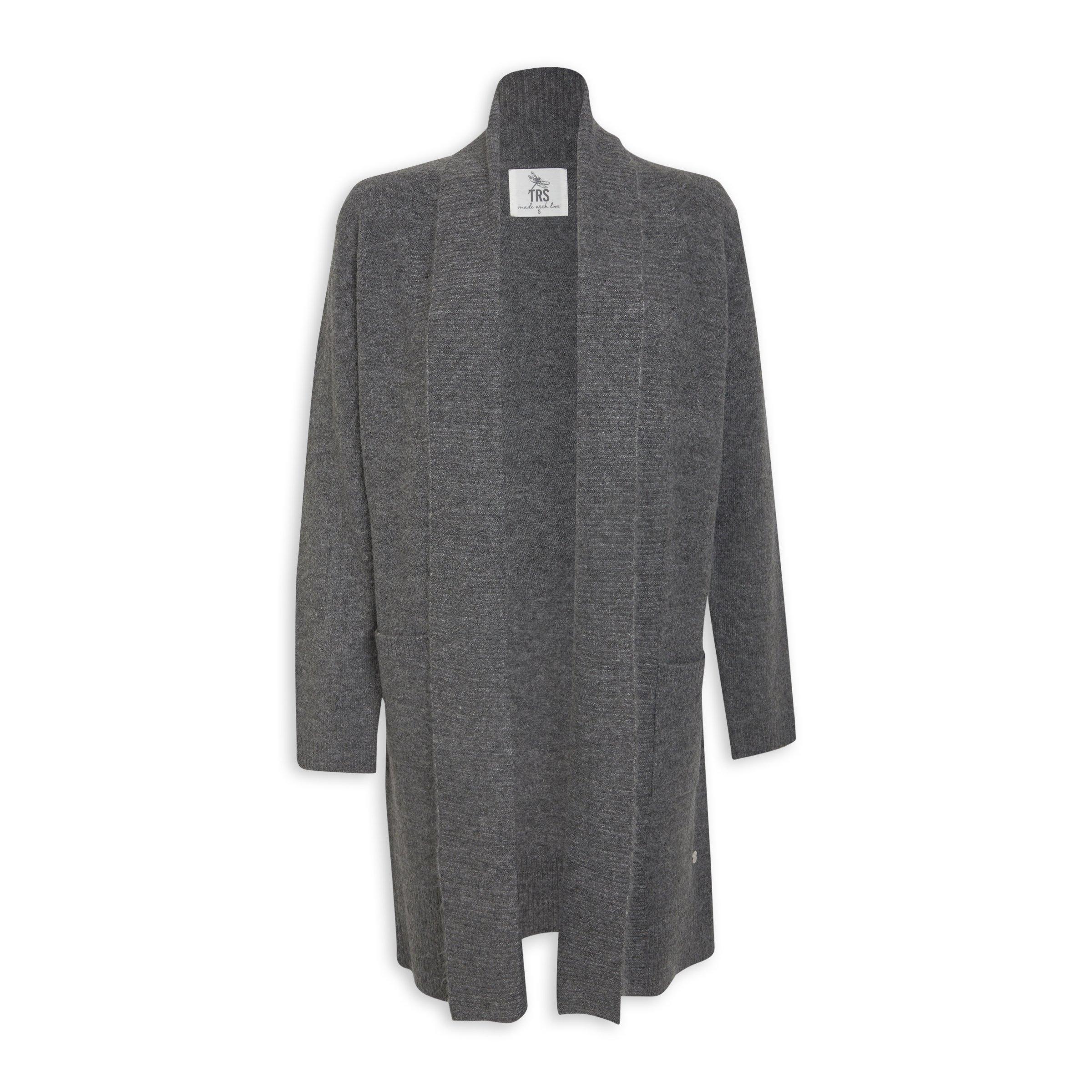 Grey Shawl Cardigan (3138592) | TRS