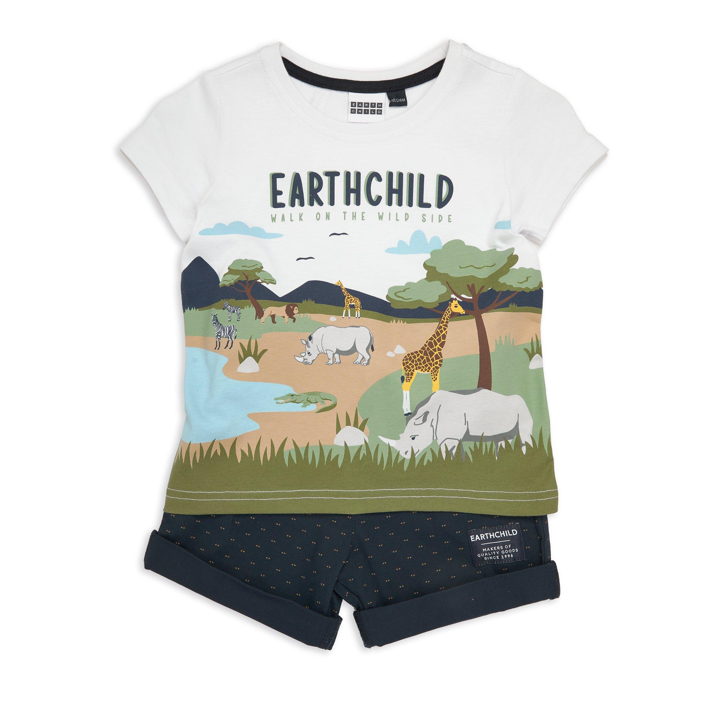 Baby Boy Tshirt & Shorts Set (3138844) Earthchild