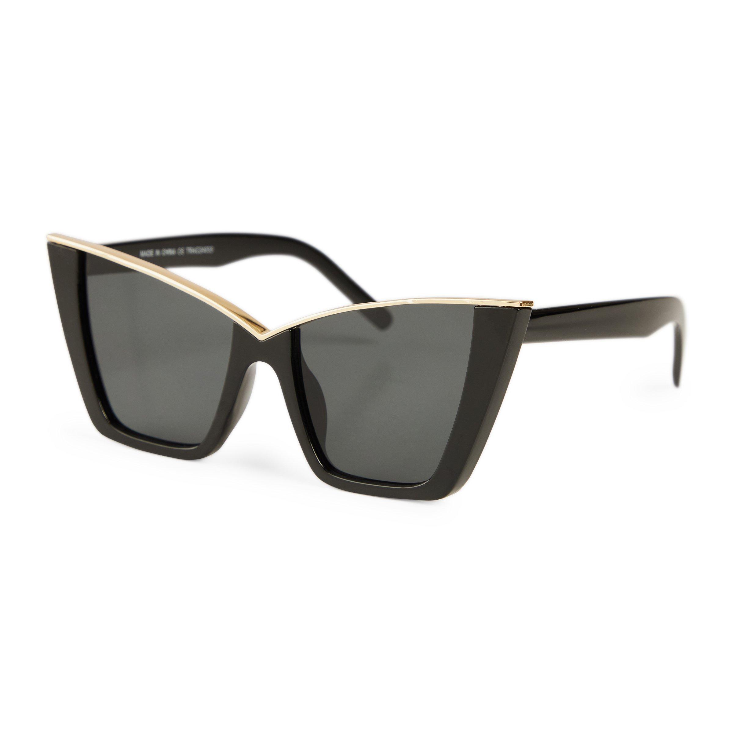 Black Angular Catseye Sunglasses (3138955) | Truworths