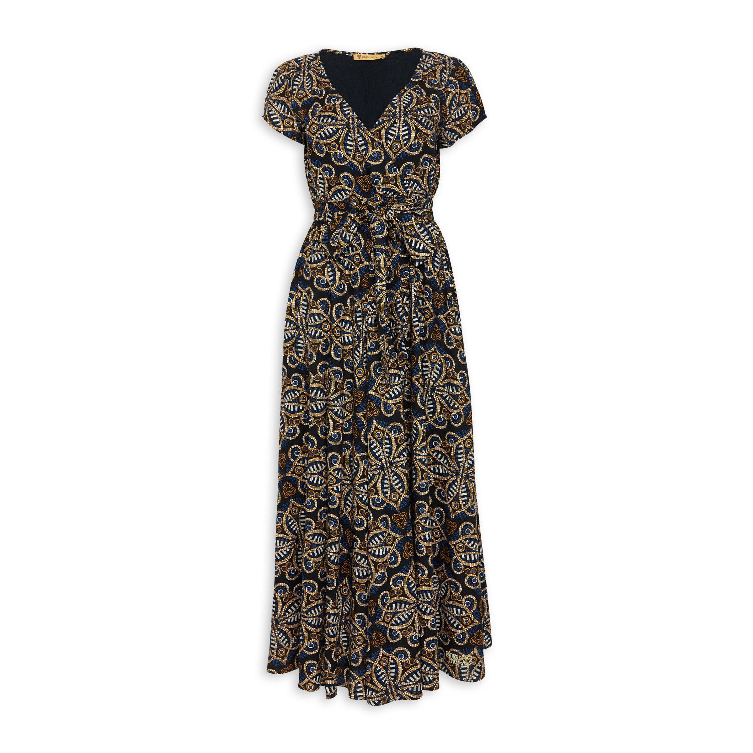 Printed Fit & Flare Dress (3139041) | Ginger Mary