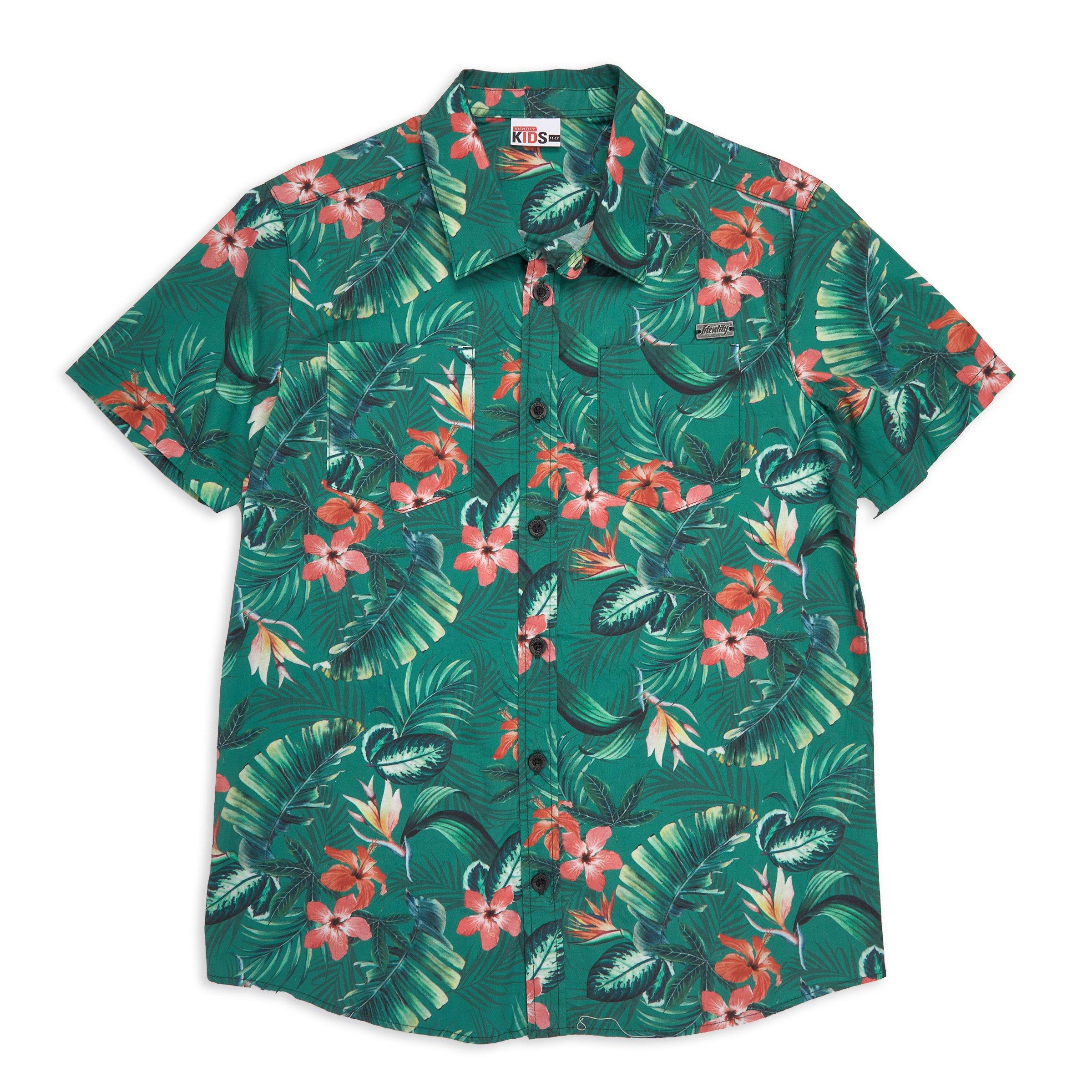 Boys Tropical Print Shirt (3139042) | Identity