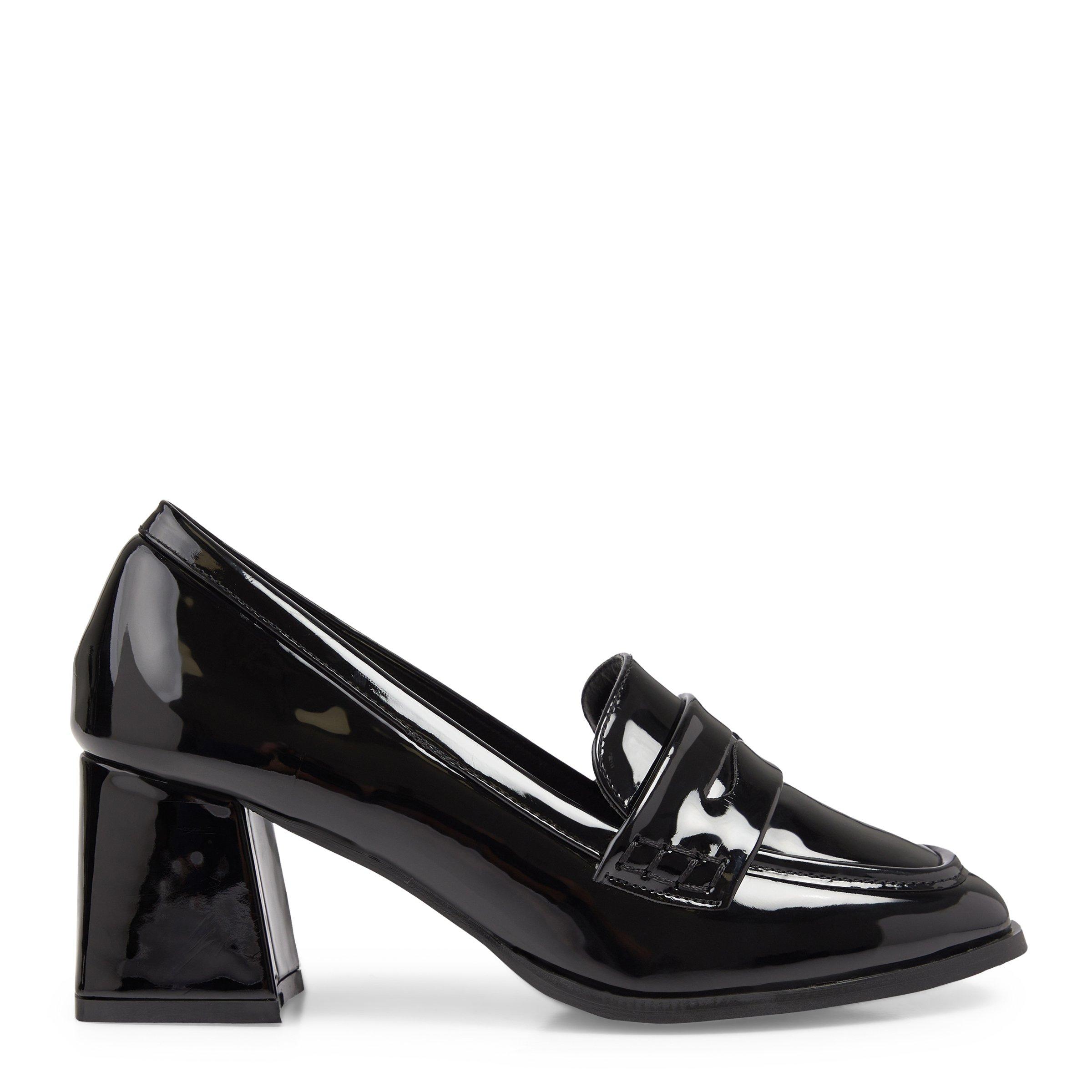 Black Heeled Loafer (3139347) | Truworths