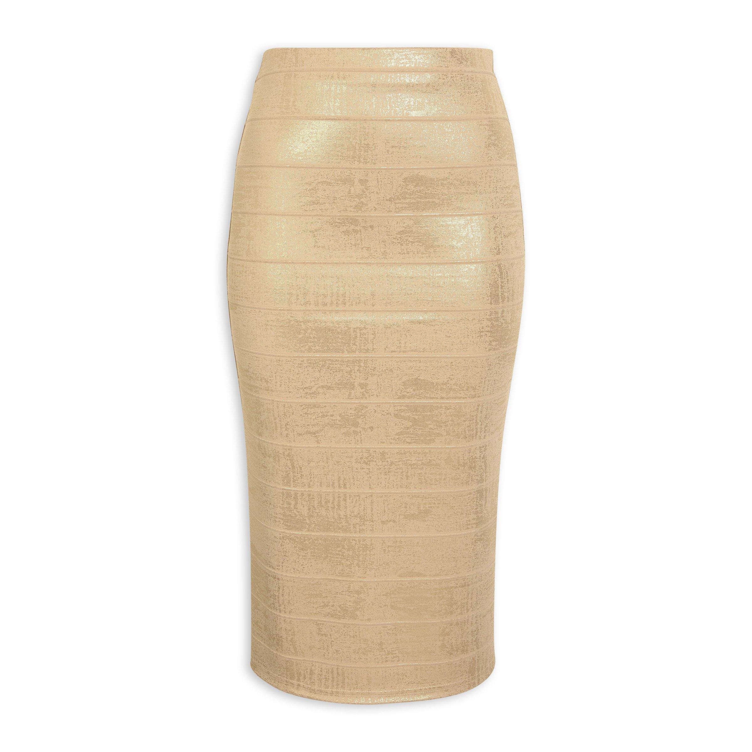 Gold Bodycon Skirt (3140349) | Truworths