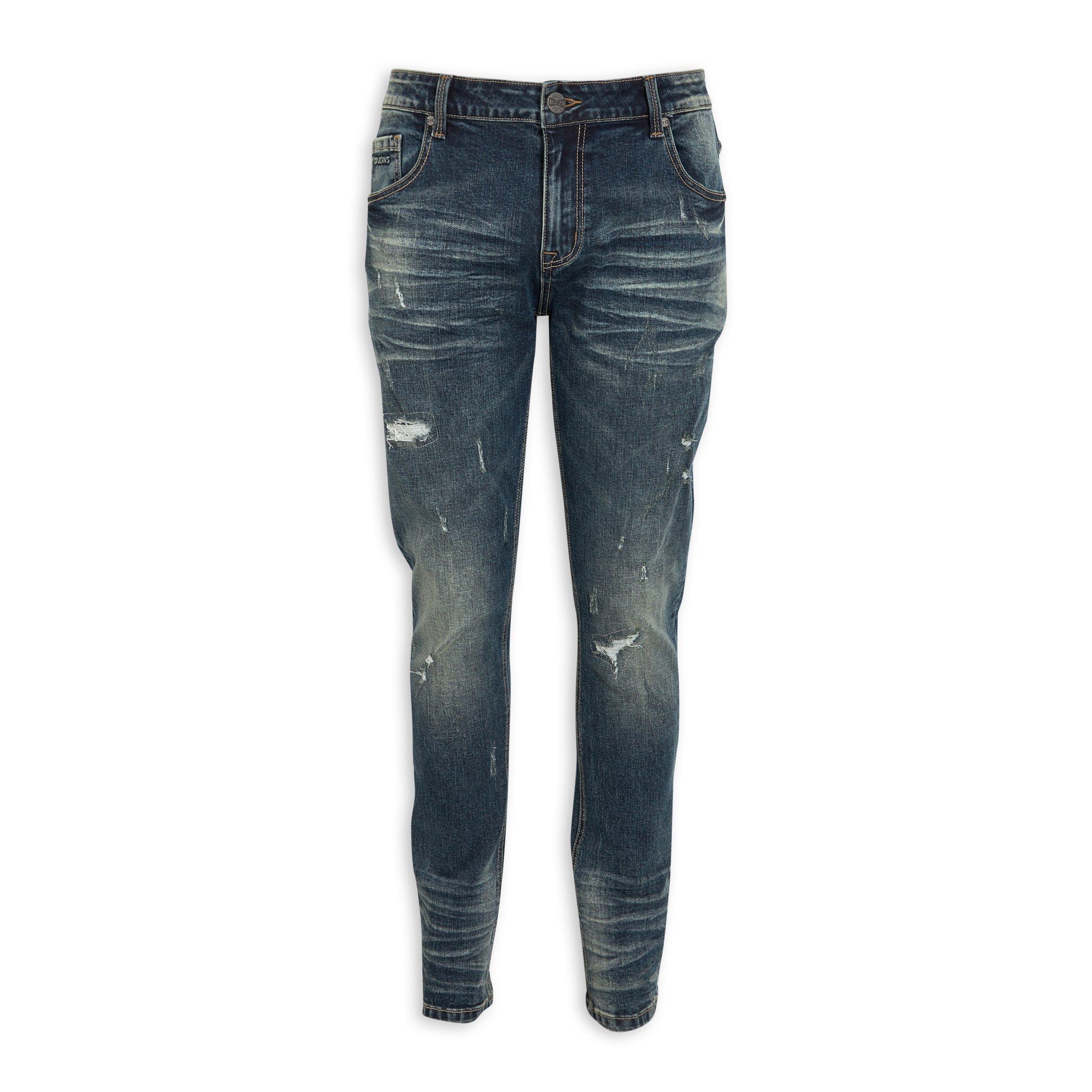 Dark Blue Slim Leg Jeans (3140958) | UZZI