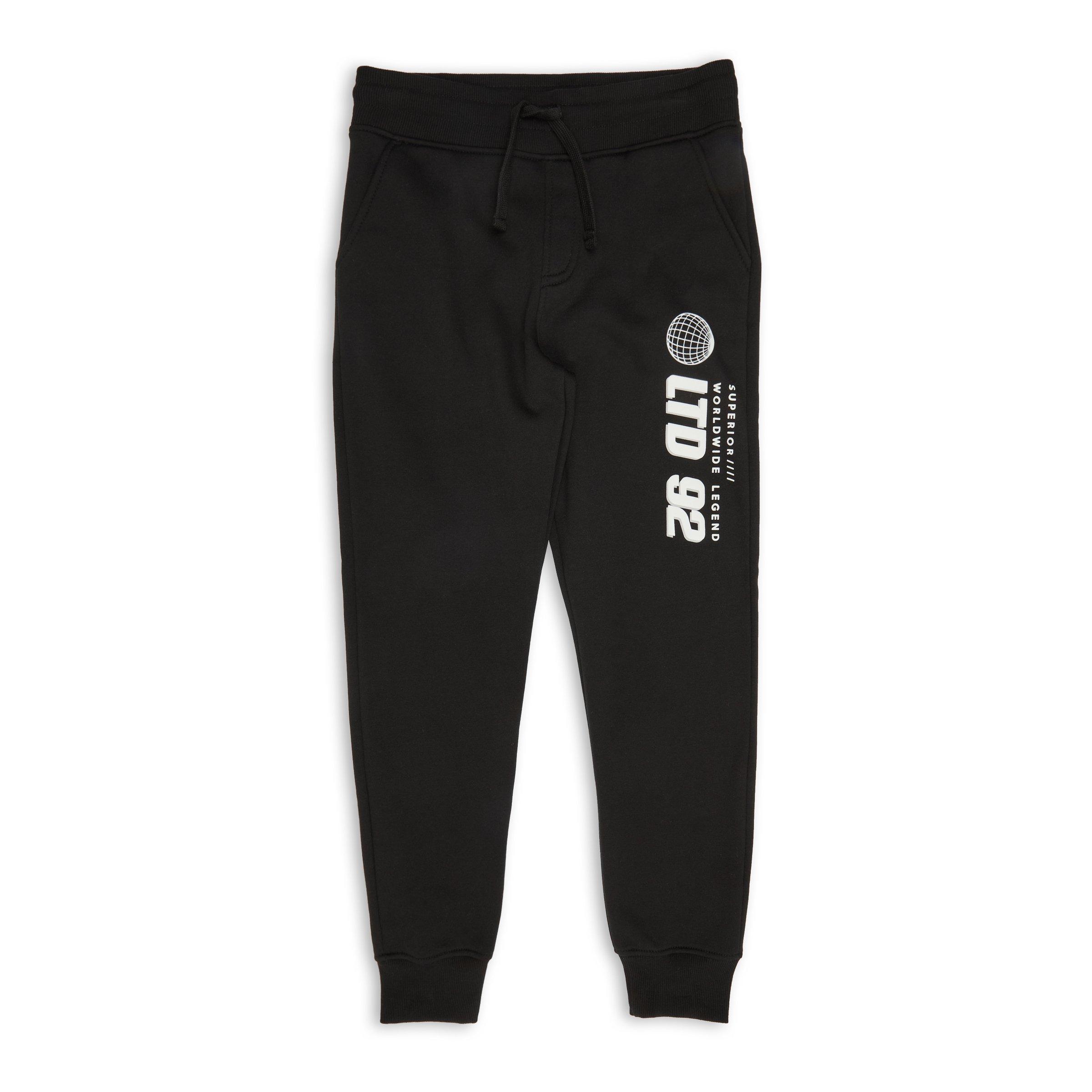 Black Graphic Jogger (3141122) | LTD Kids