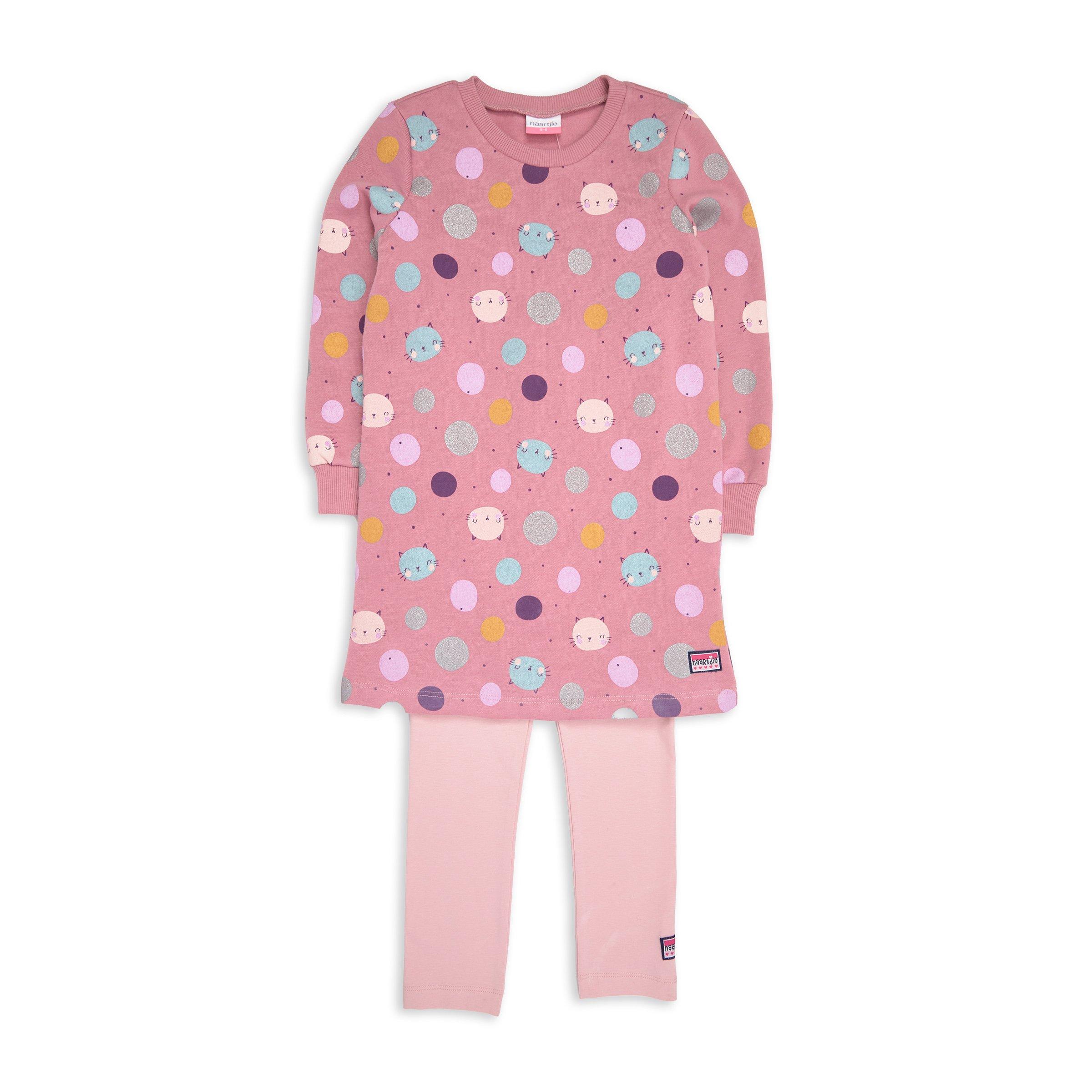 Kid Girl Pink Dress Set (3141179) | Naartjie