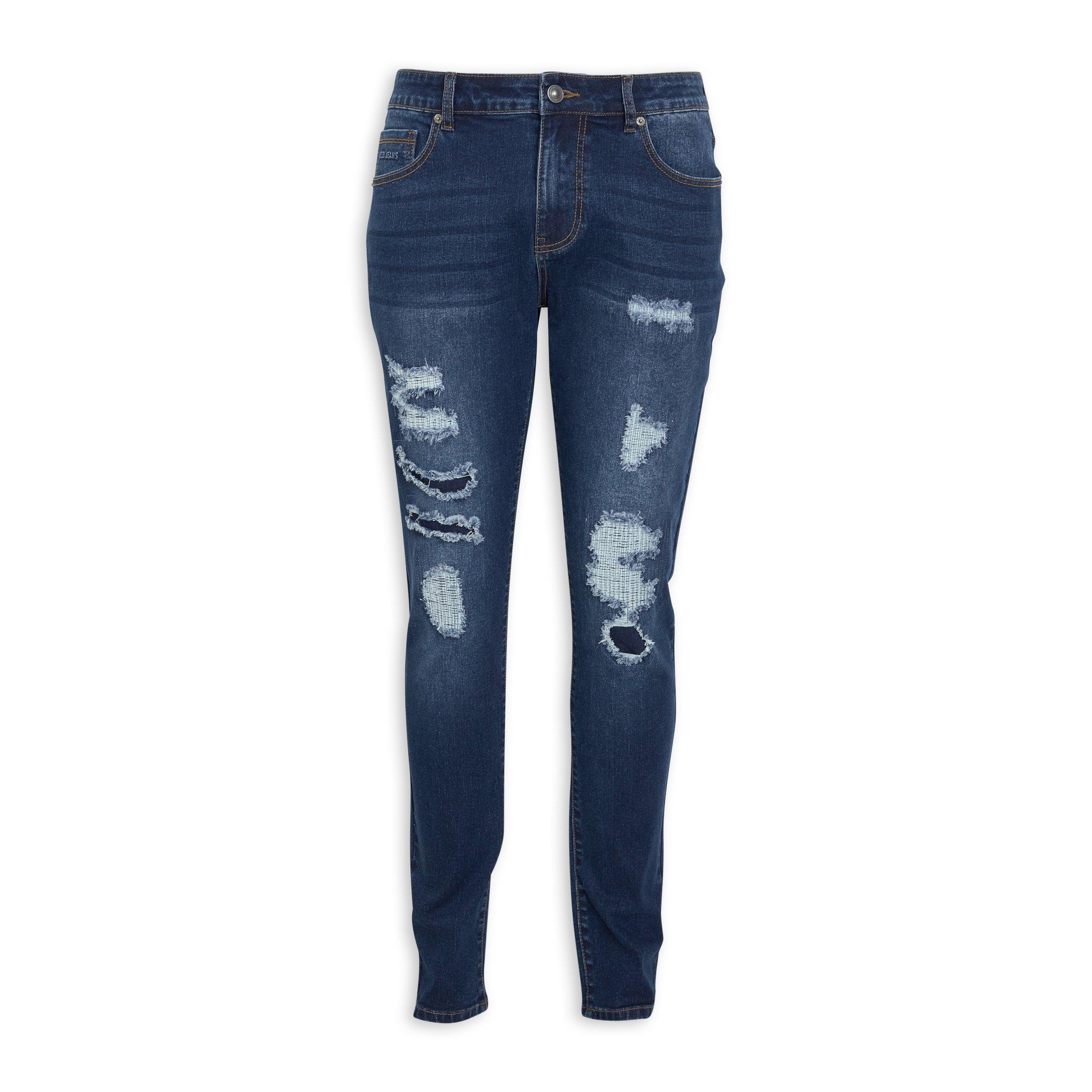 Dark Blue Slim Leg Jeans (3141236) | UZZI