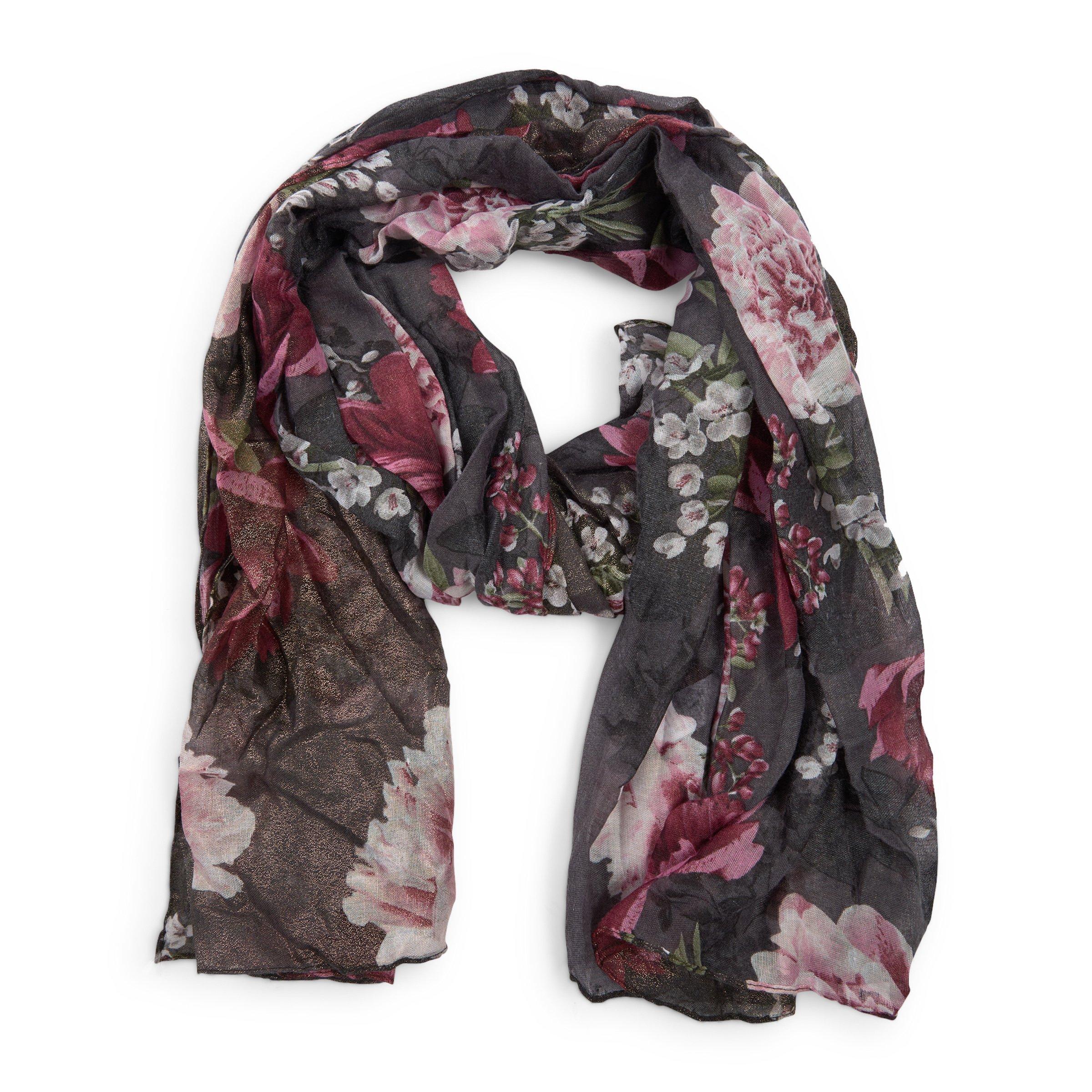 Black Floral Scarf (3141309) | Truworths