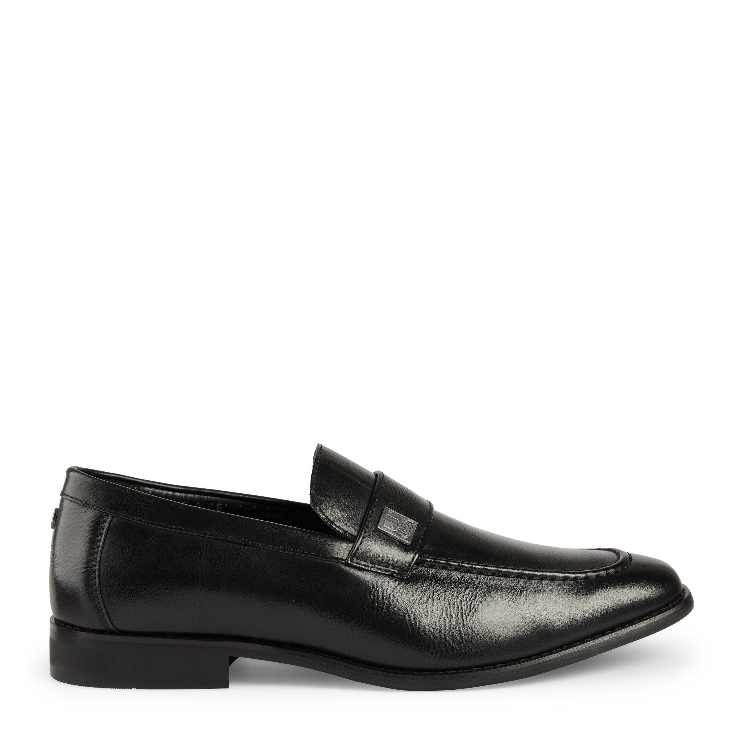 Black Formal Loafer Shoes (3141401) | UZZI