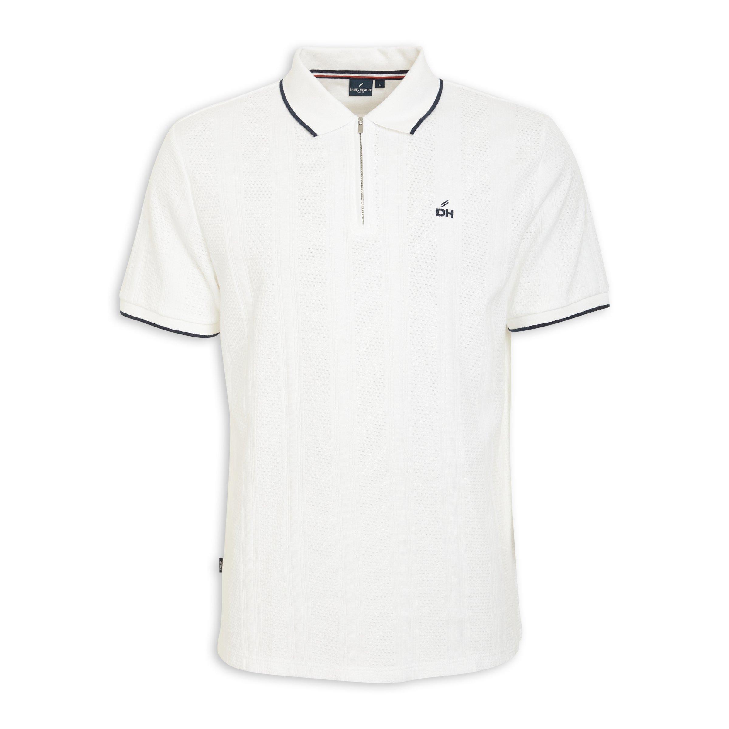 White Golfer Shirt (3141620) | Daniel Hechter