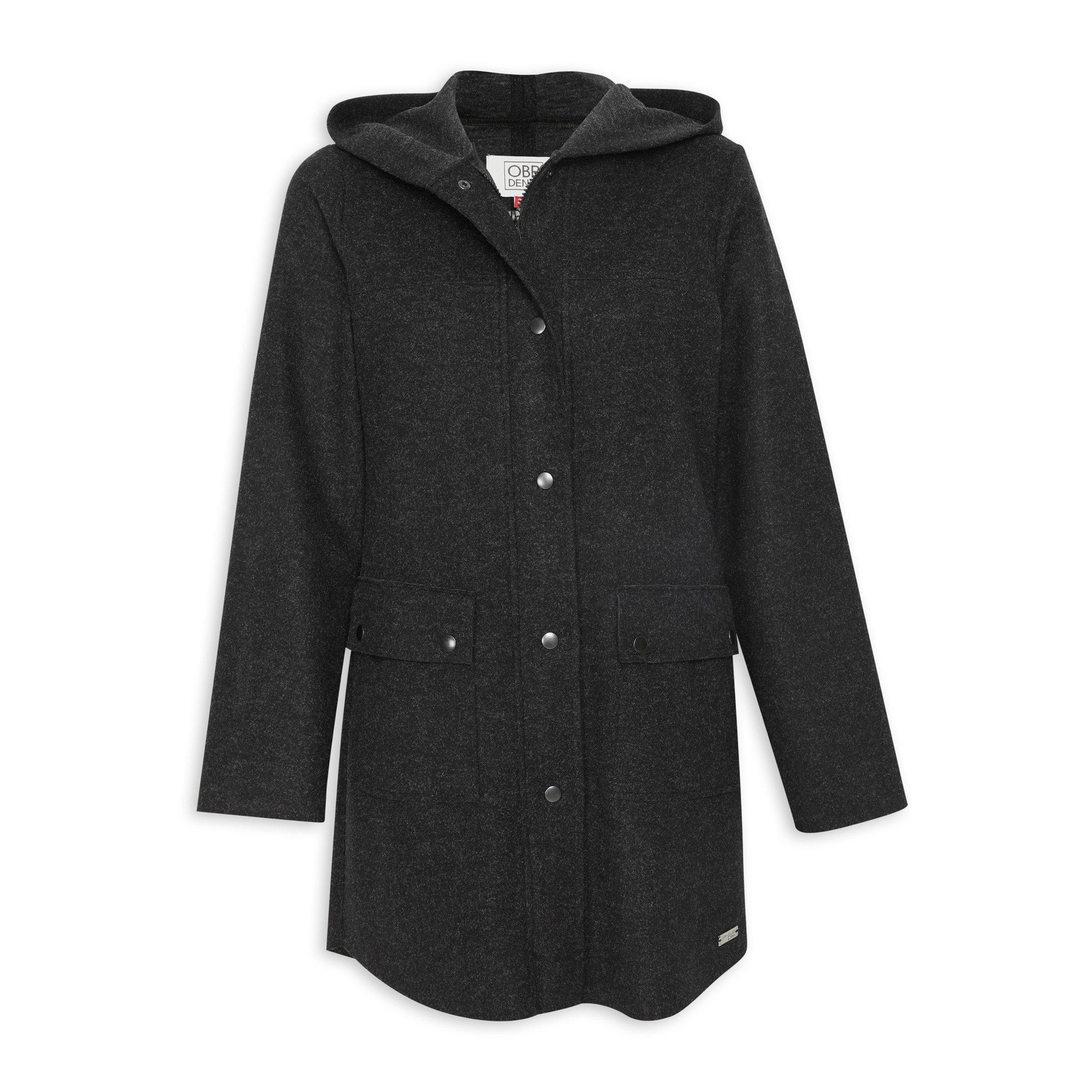 Grey Hooded Coat (3141634) | Truworths