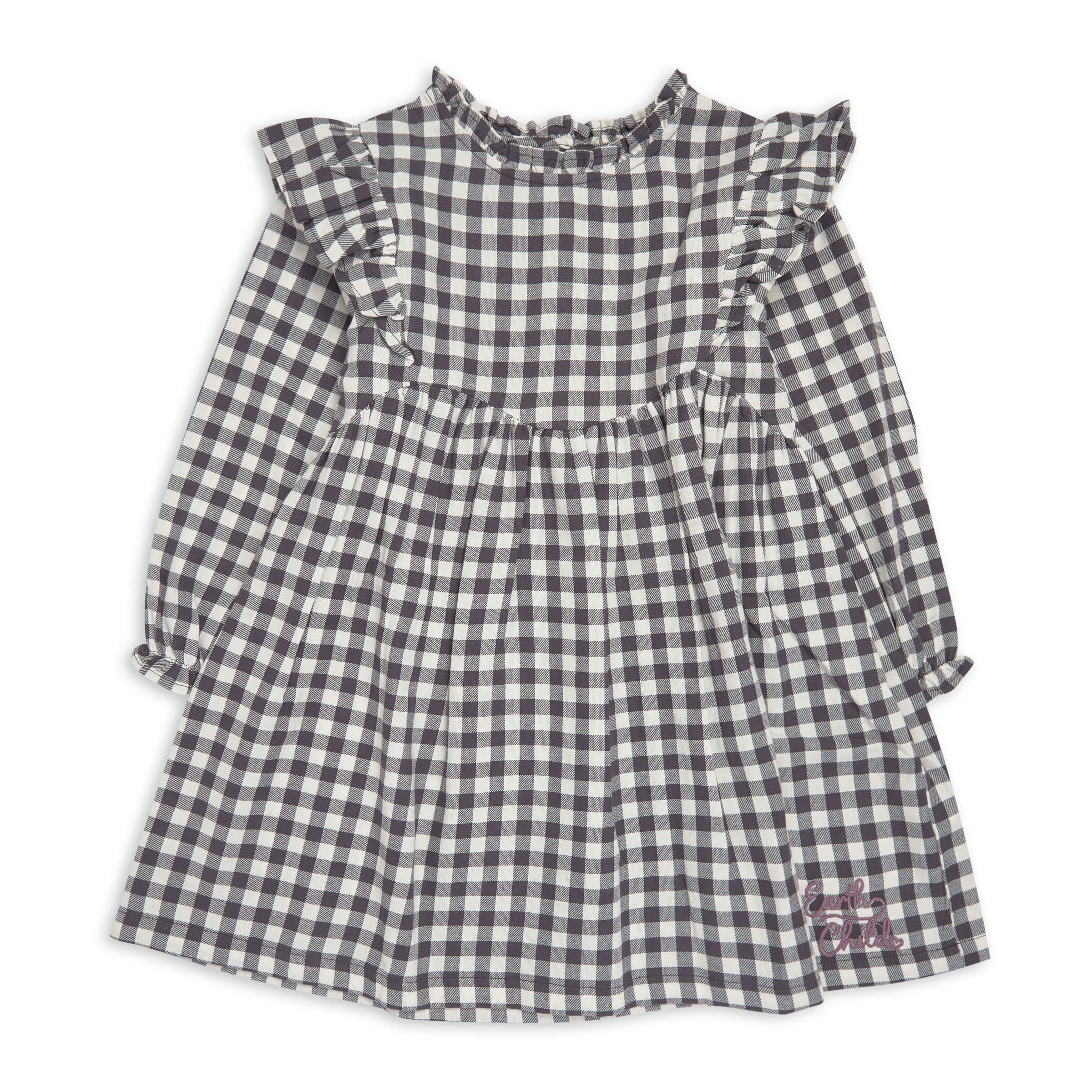 Kid Girls Check Dress (3141816) | Earthchild