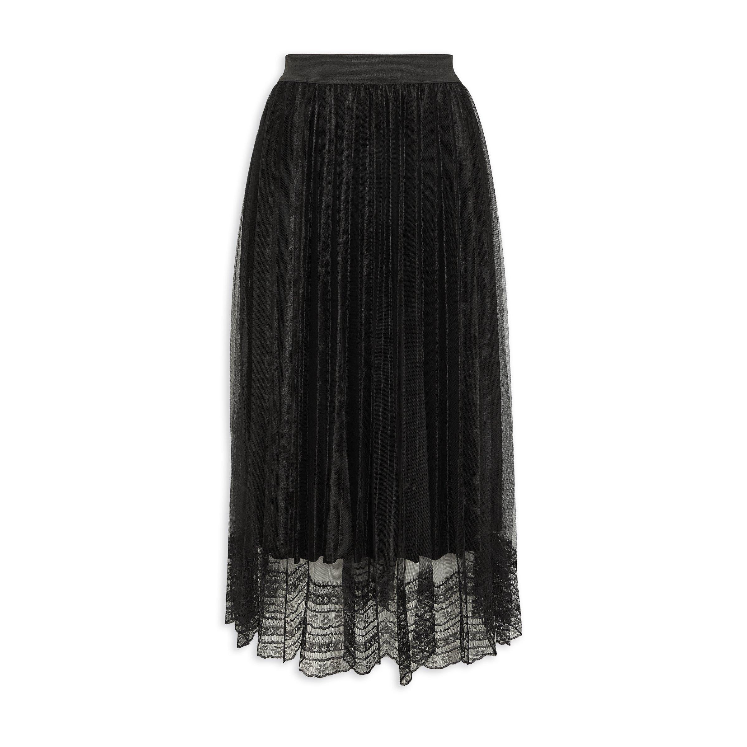 Black Pleated Skirt (3141900) | Truworths