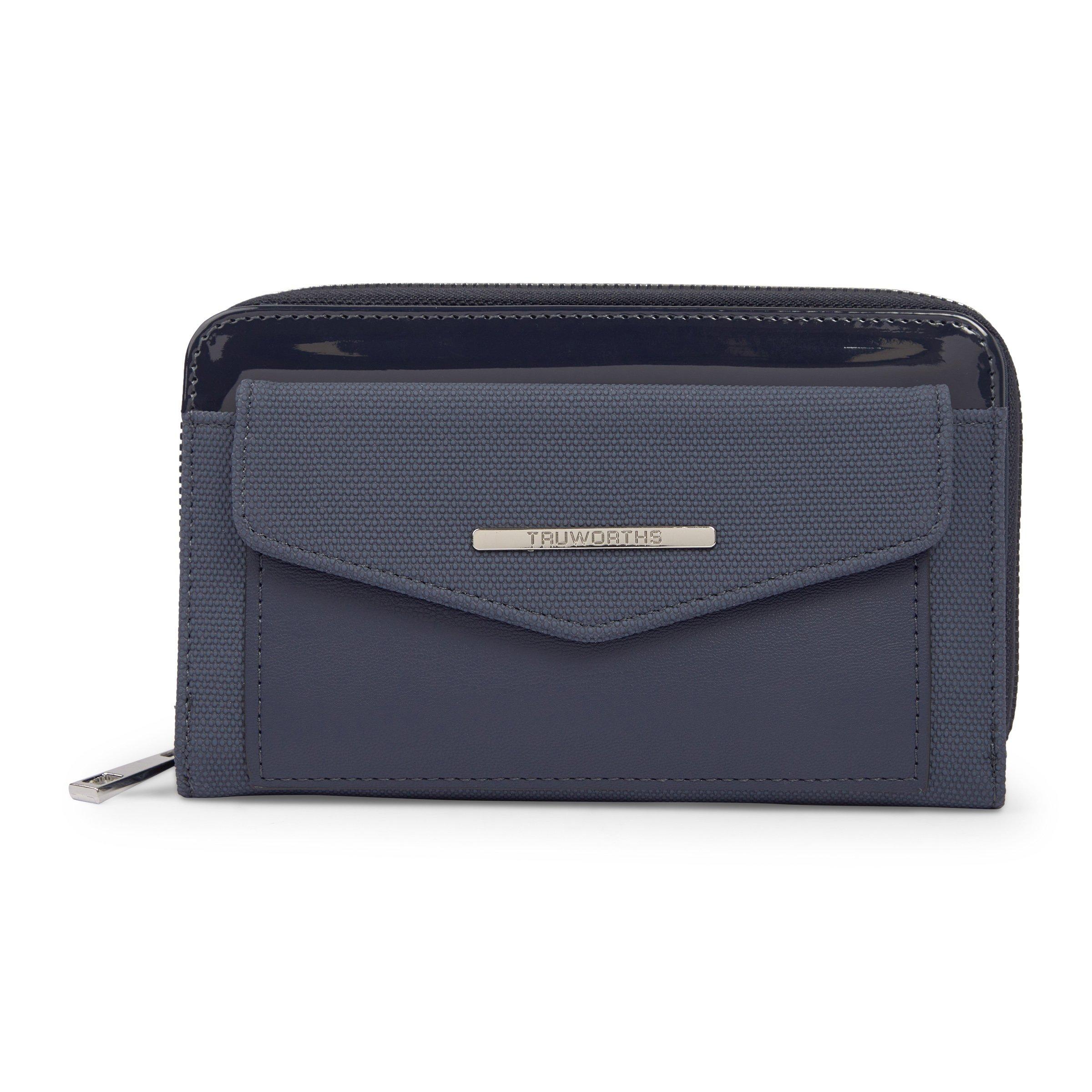 Navy Zip Around Purse (3141964) | Truworths