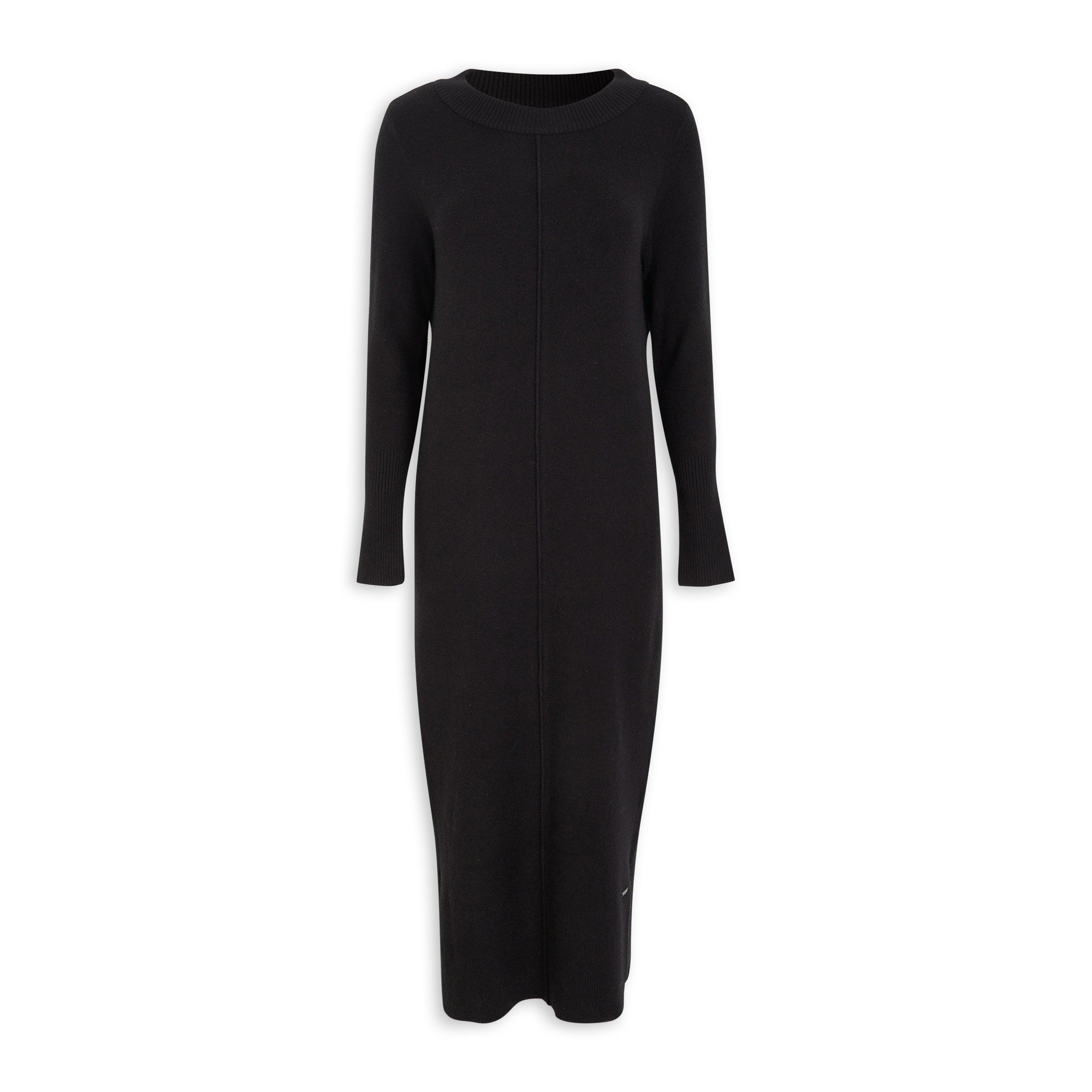 Black Column Knit Dress (3141968) | Earthaddict