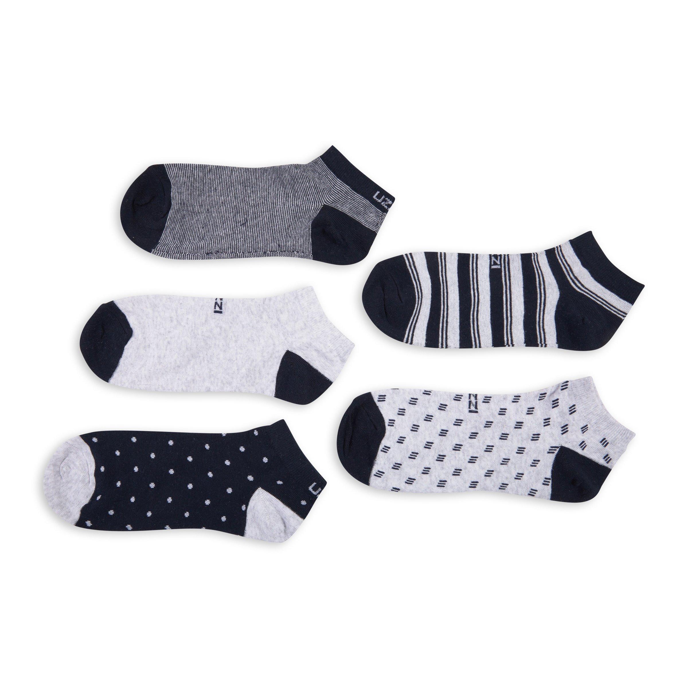 5-pack Trainer Socks (3141989) | UZZI