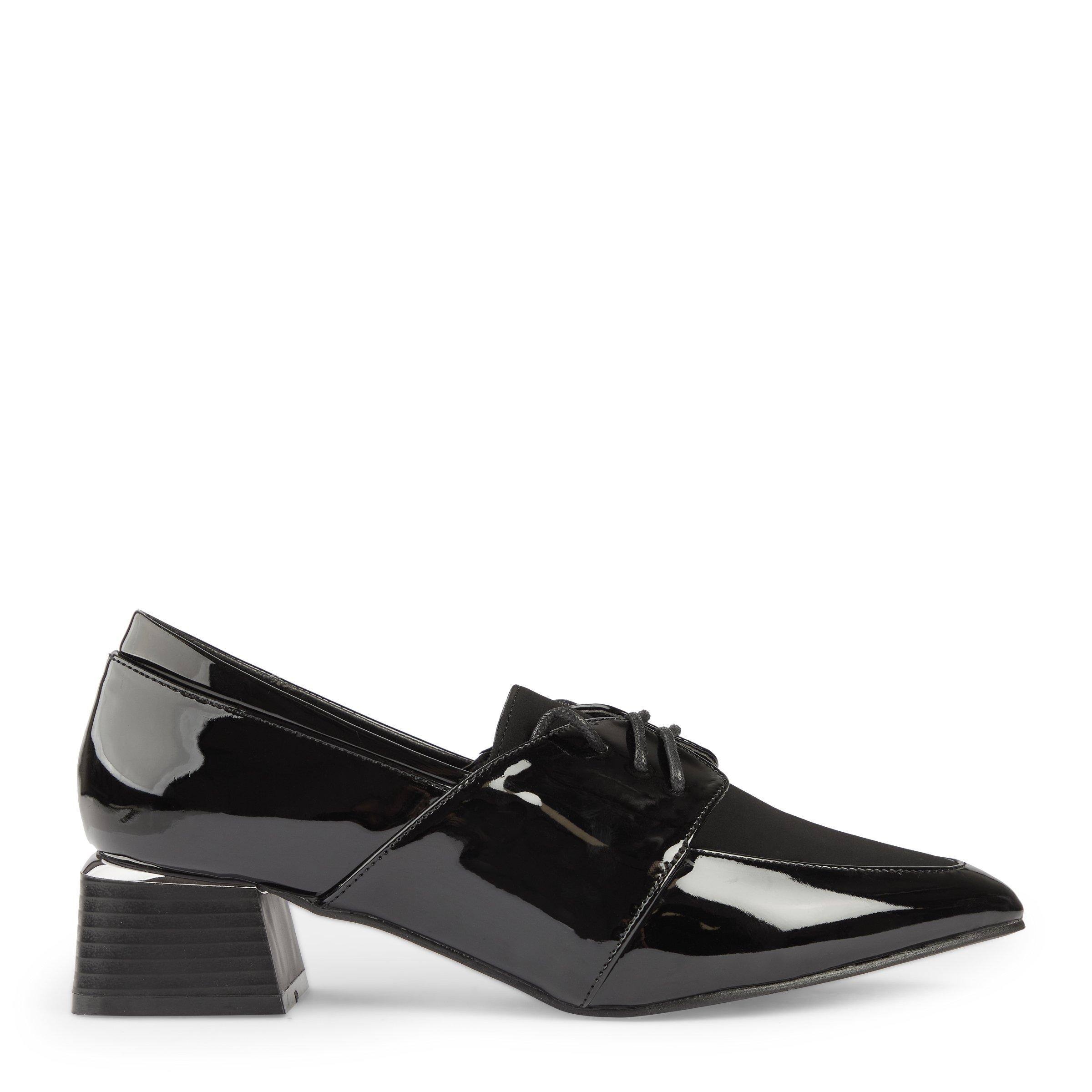 Black Pointy Oxford Block Heels (3142240) | Truworths