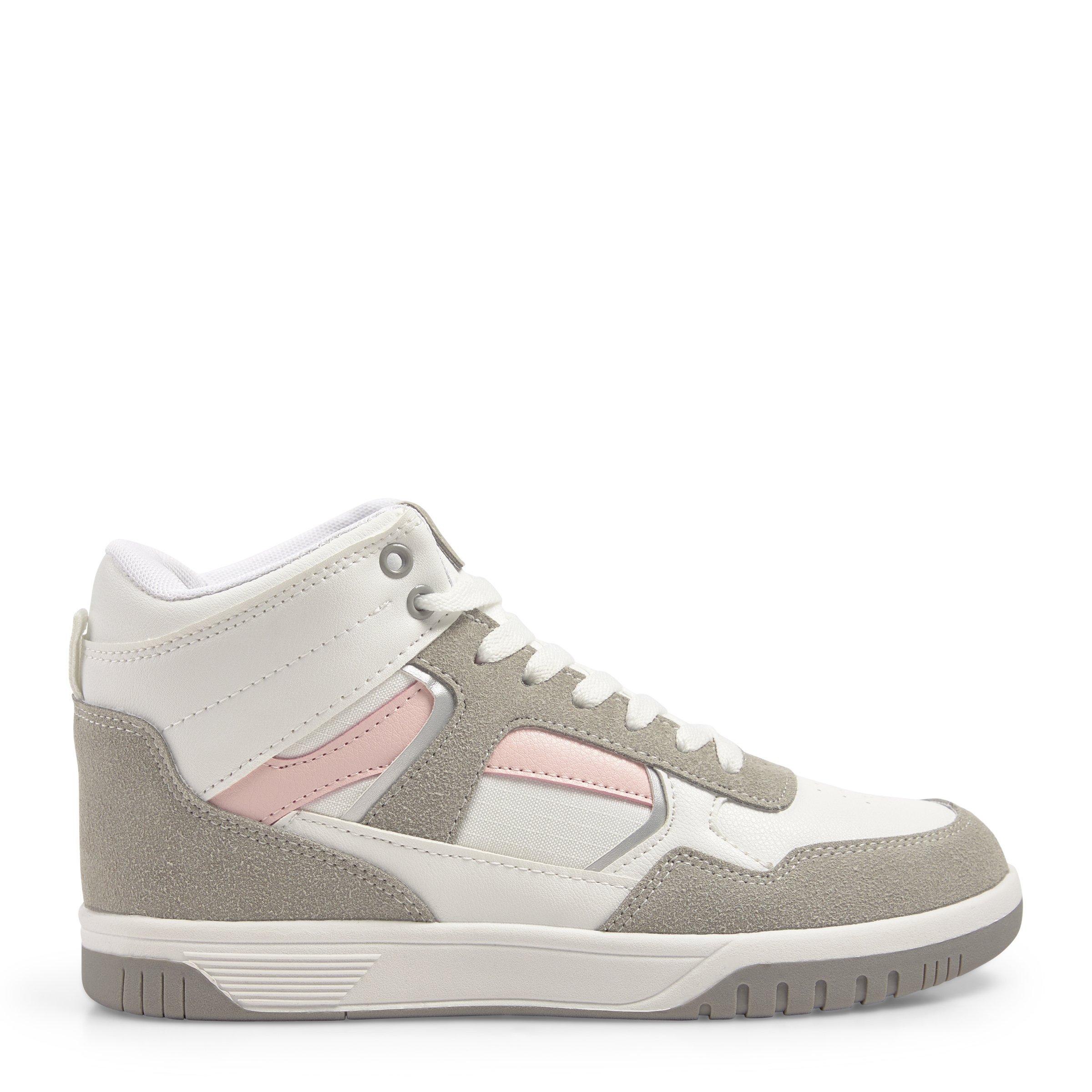 White and Grey Hi-Top Sneakers (3142242) | Hey Betty