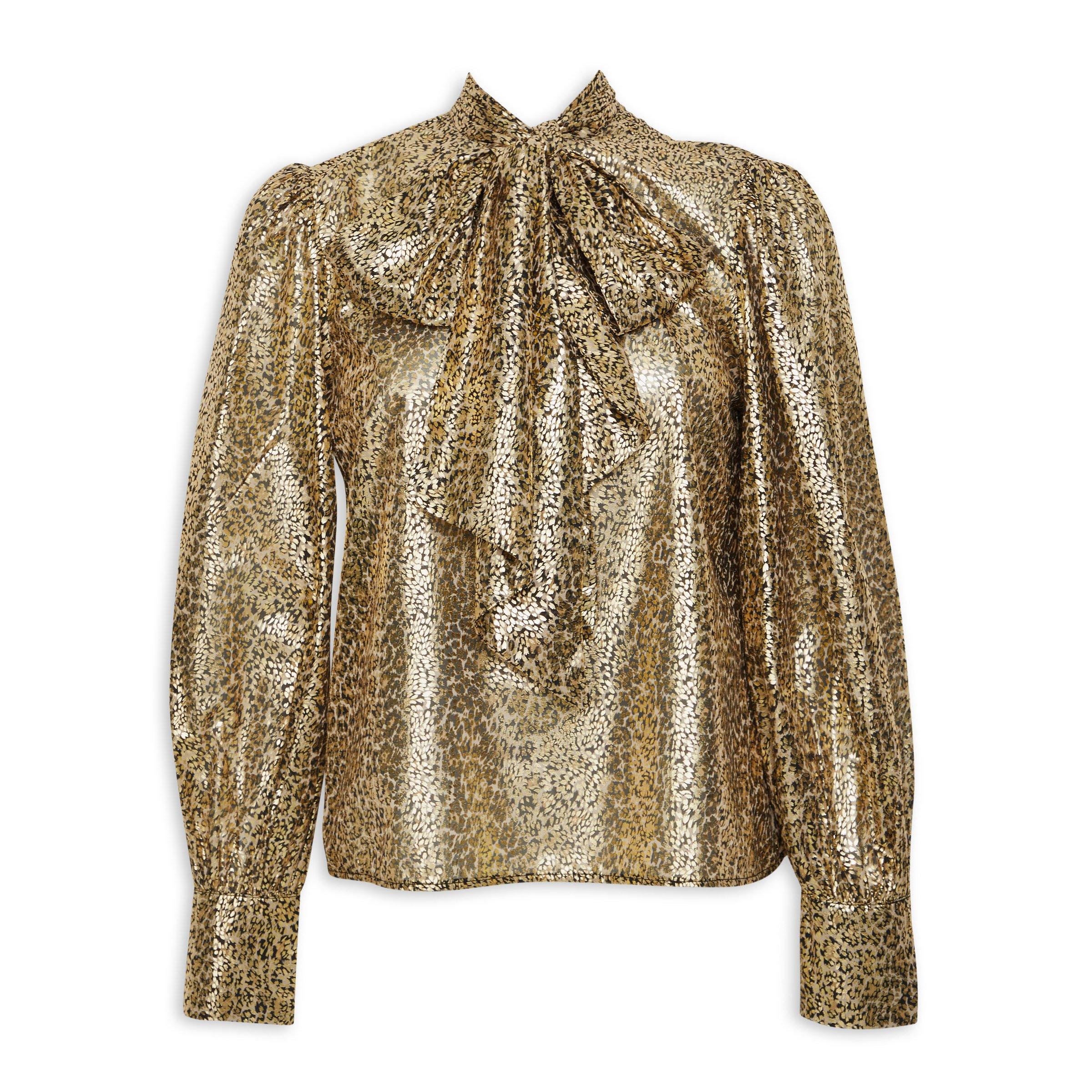 Gold Shell Top (3142354) | Truworths