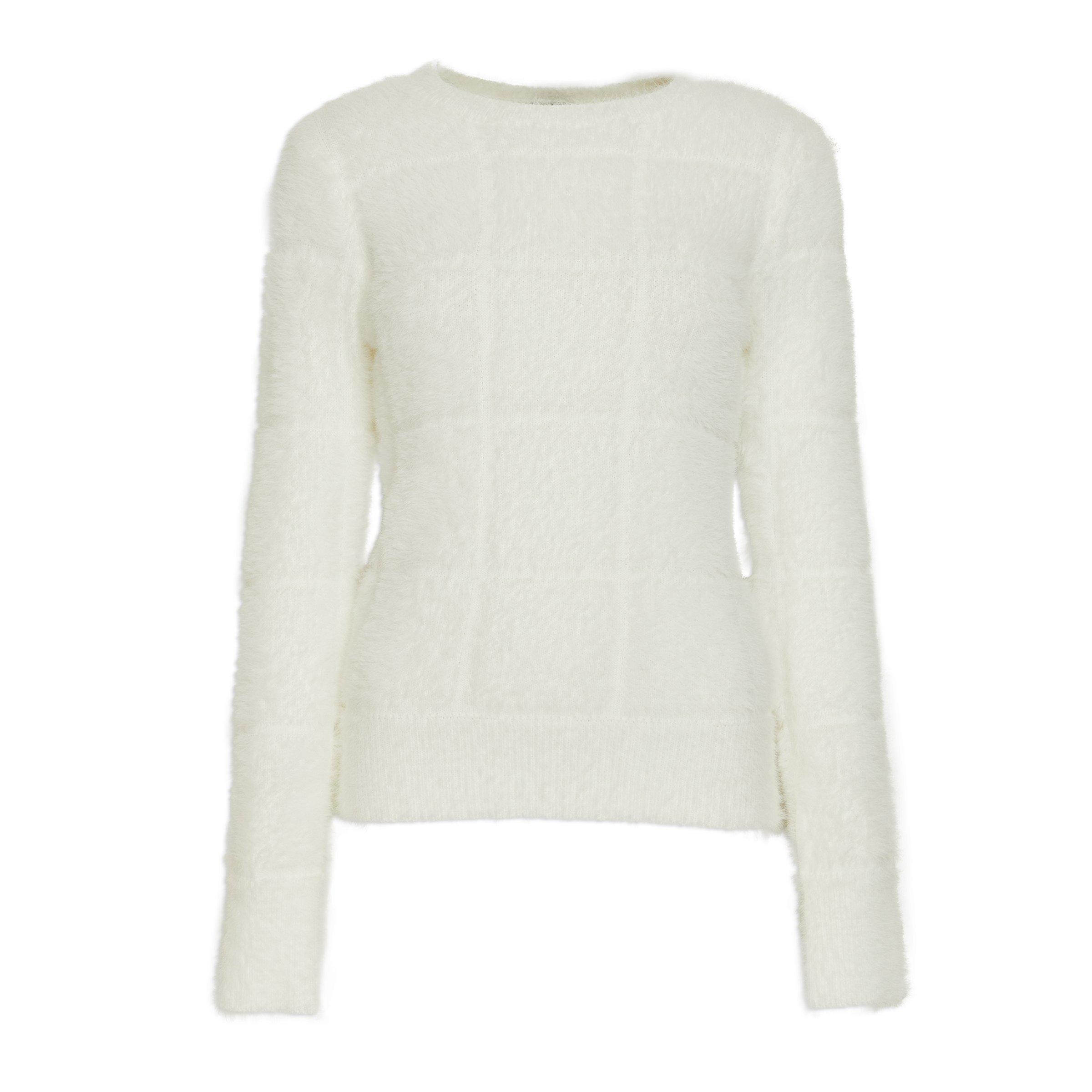 White Faux Fur Jersey (3142400) | Truworths