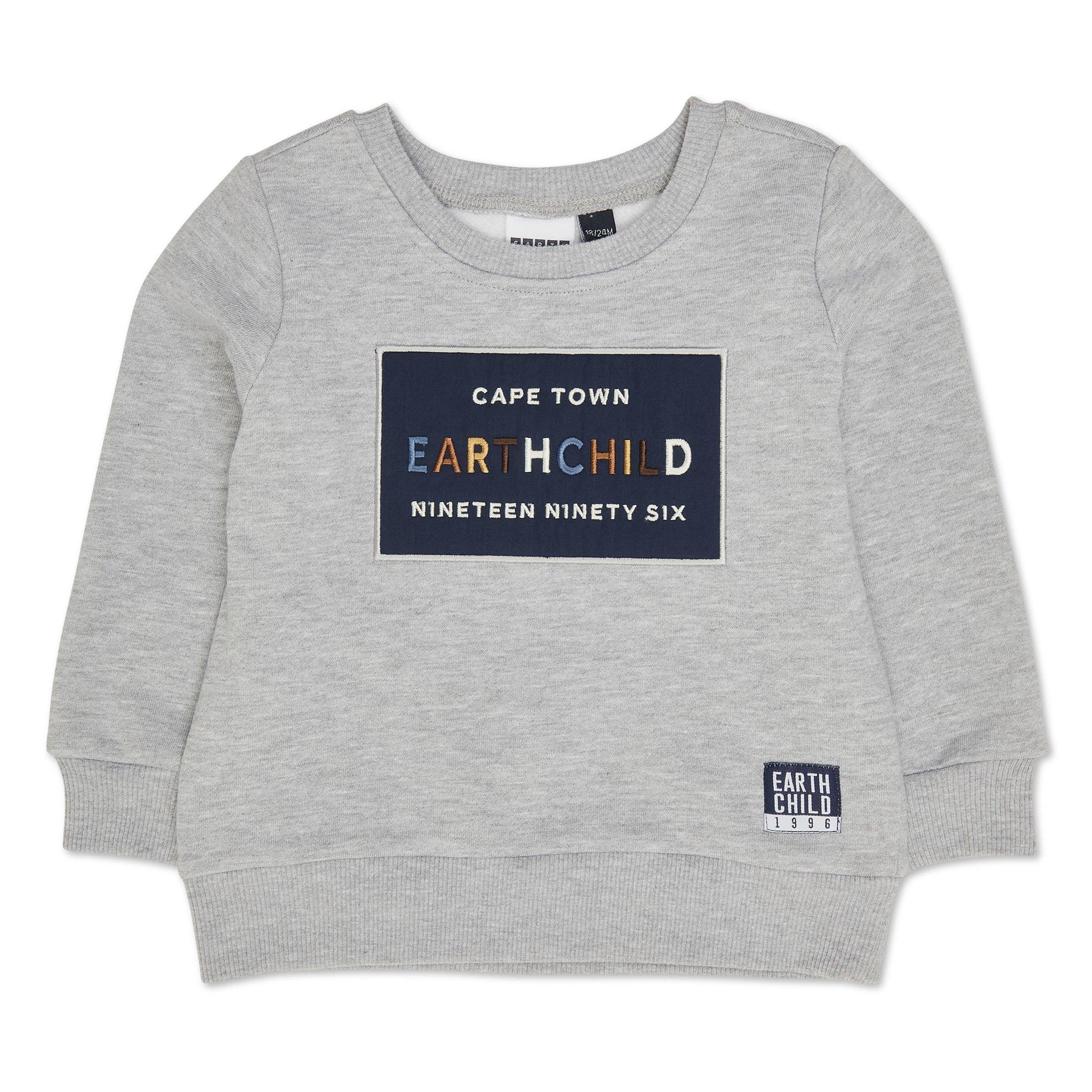 Baby Boys Grey Sweat Top (3142614) | Earthchild