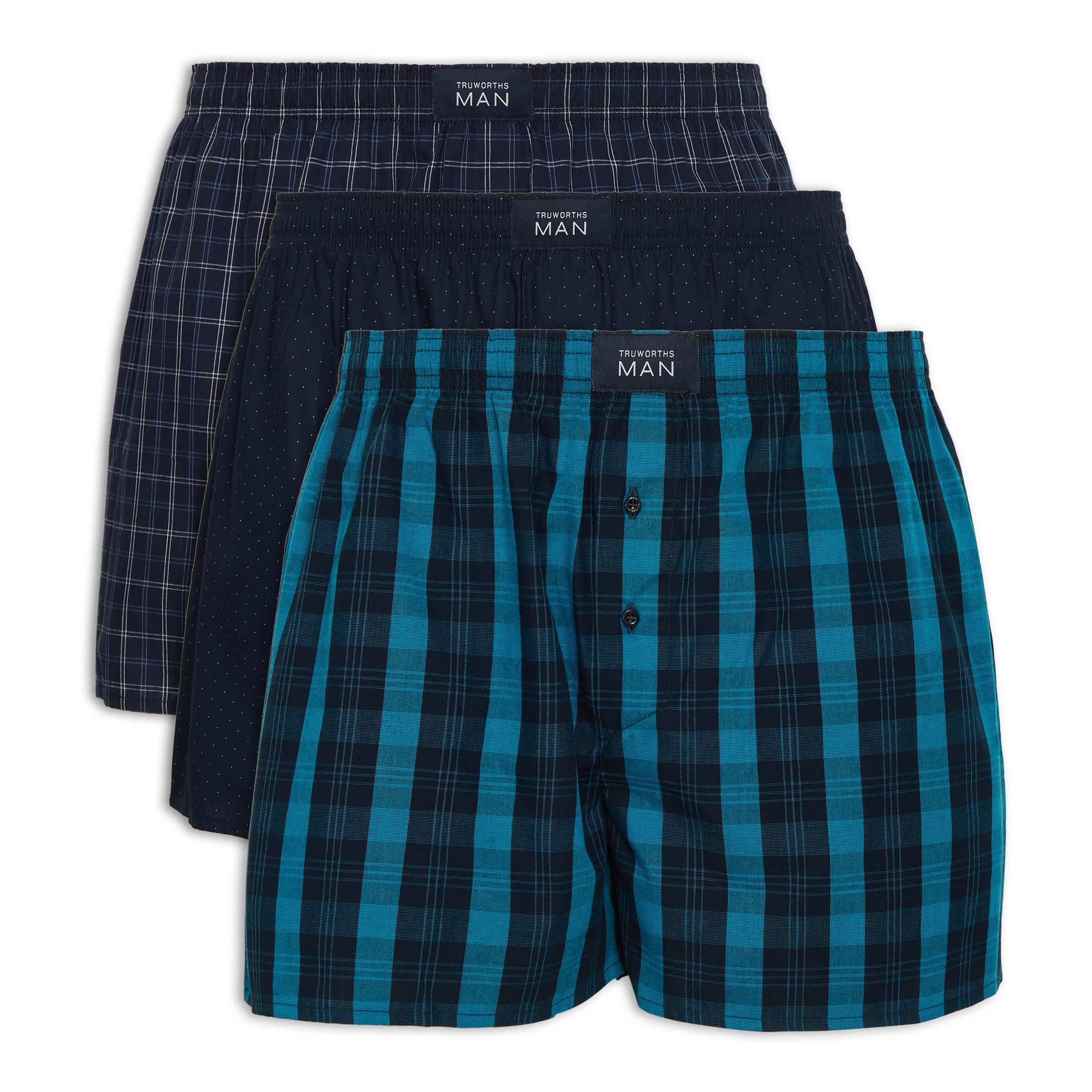 3-pack Navy Boxers (3142704) | Truworths Man