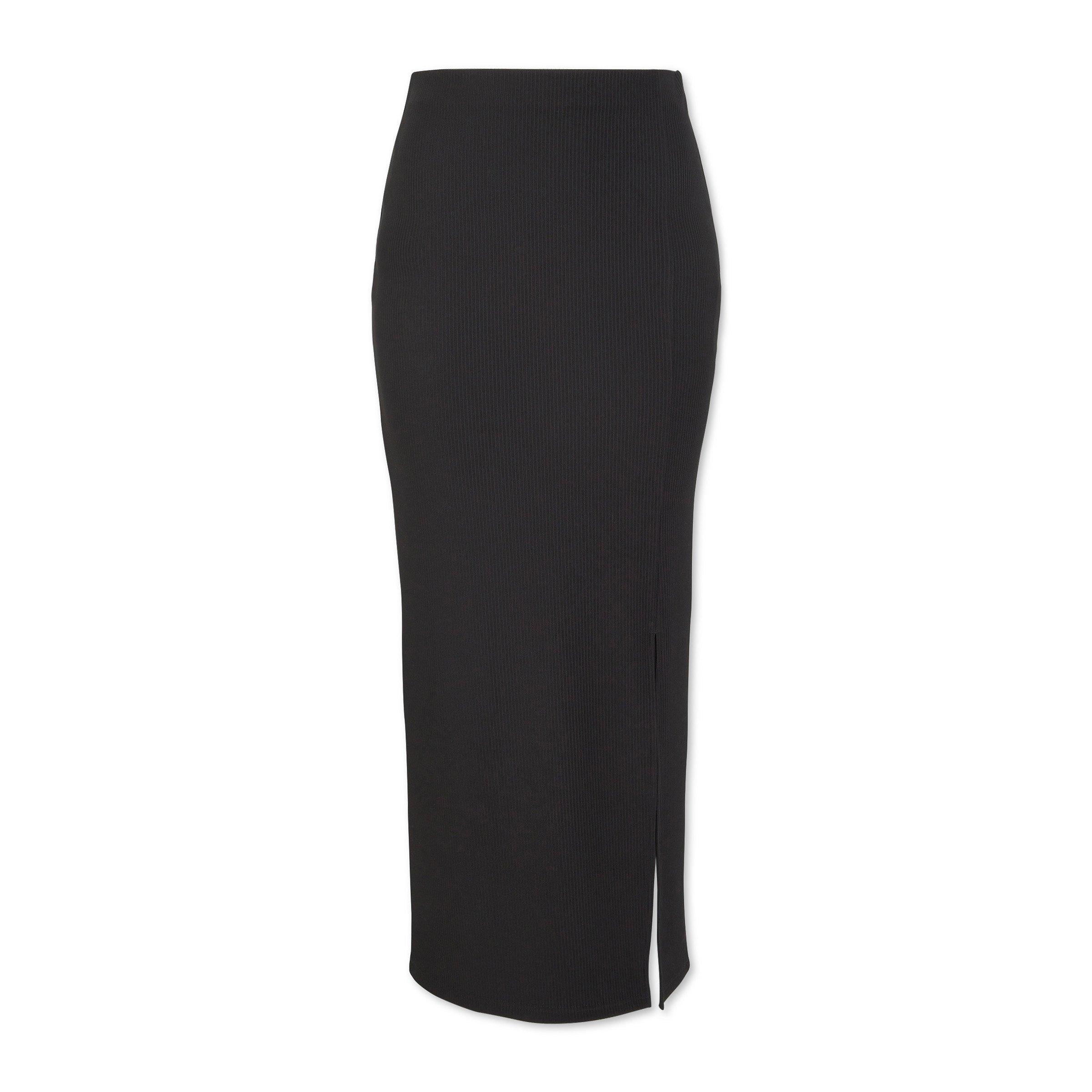 Black Column Skirt (3142975) | Identity