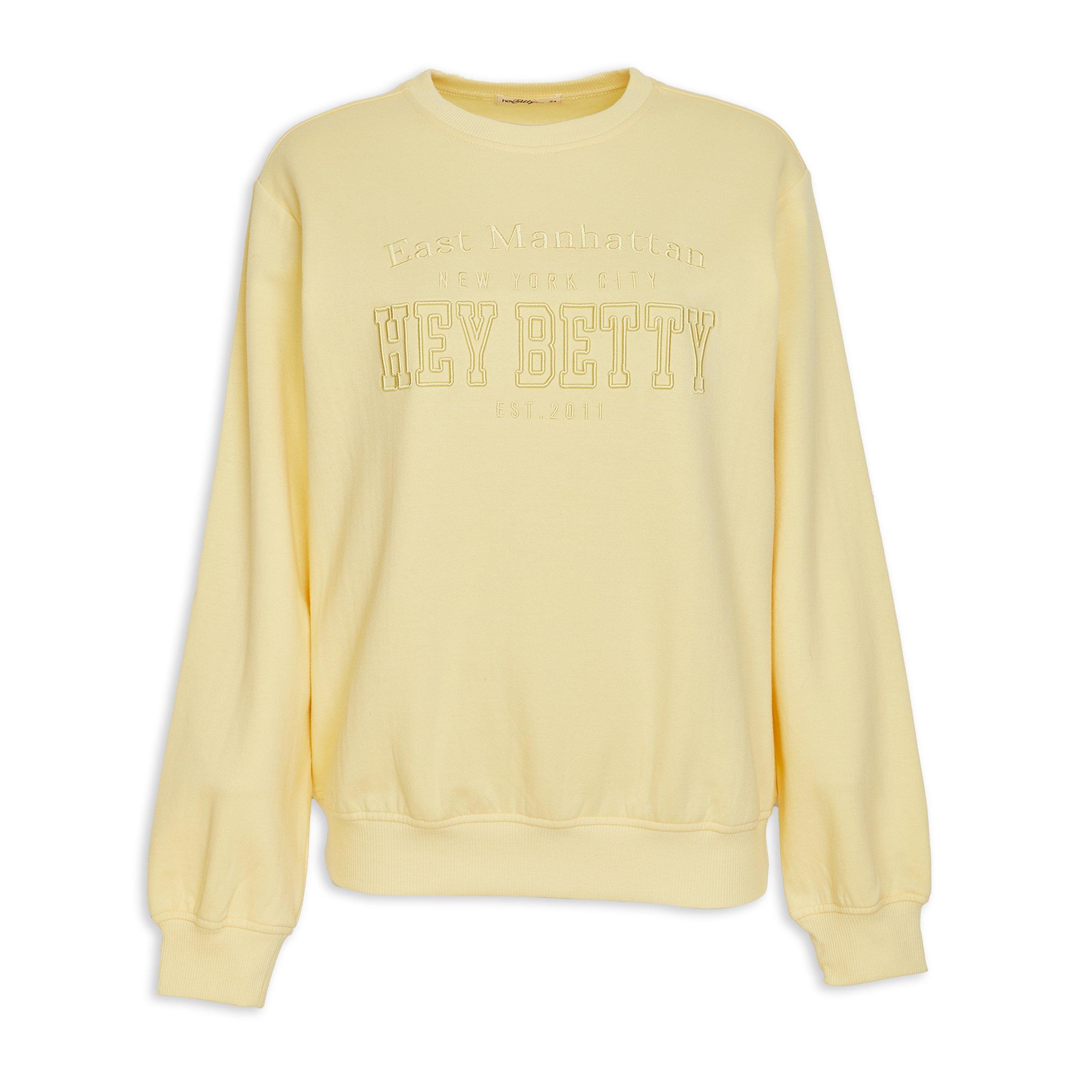 Yellow Sweat Top (3143172) | Hey Betty