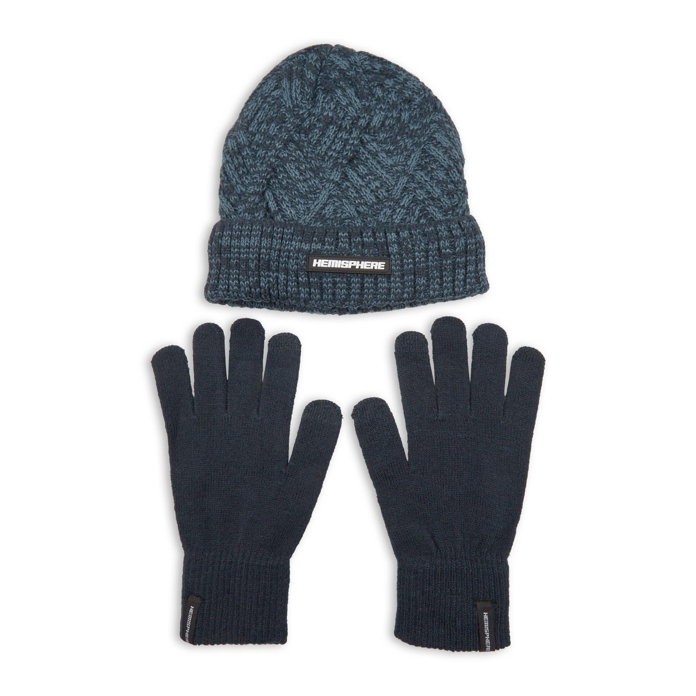 Navy Beanie & Glove Set (3143357) | Hemisphere