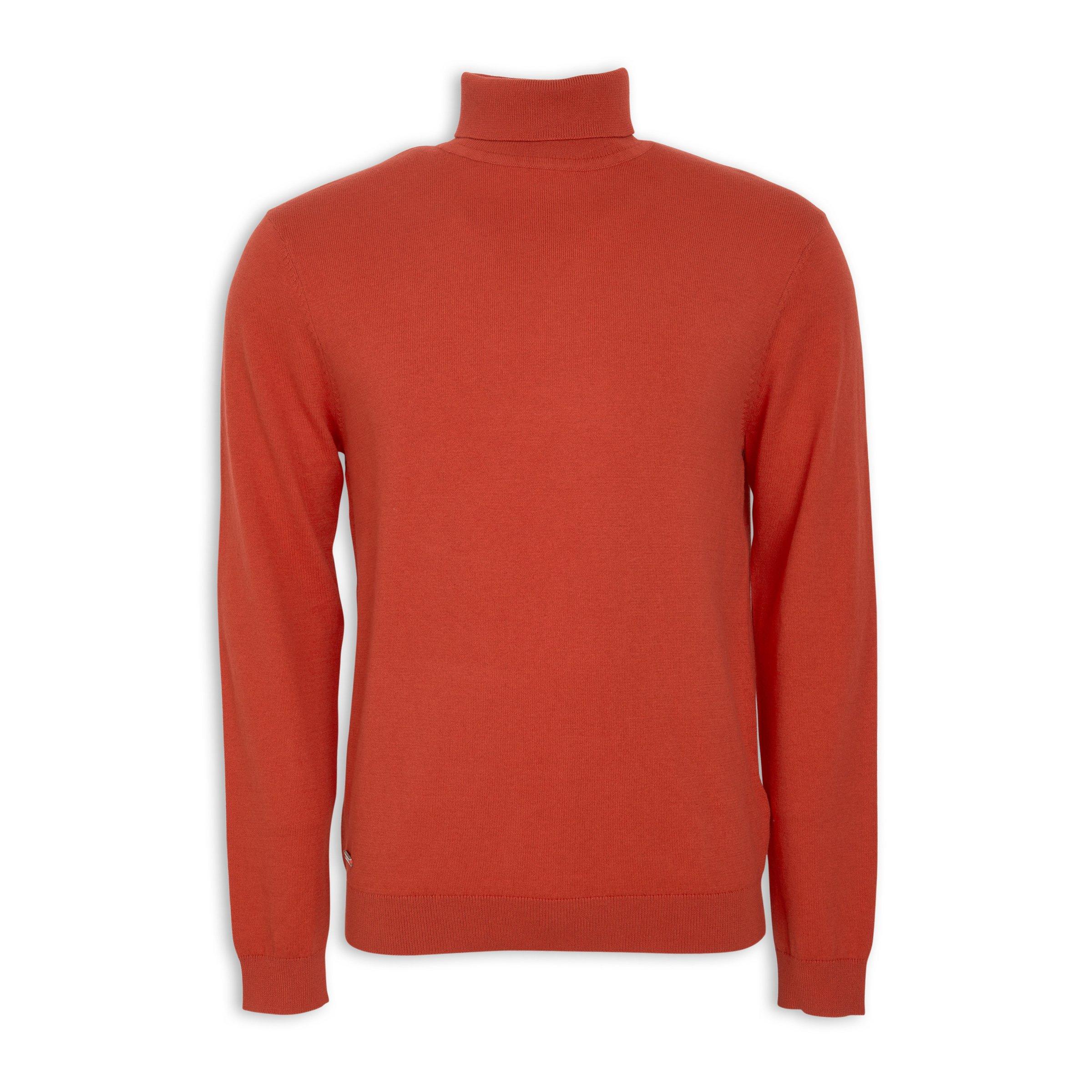 Burnt Orange Polo Neck Sweater (3143651) | Daniel Hechter