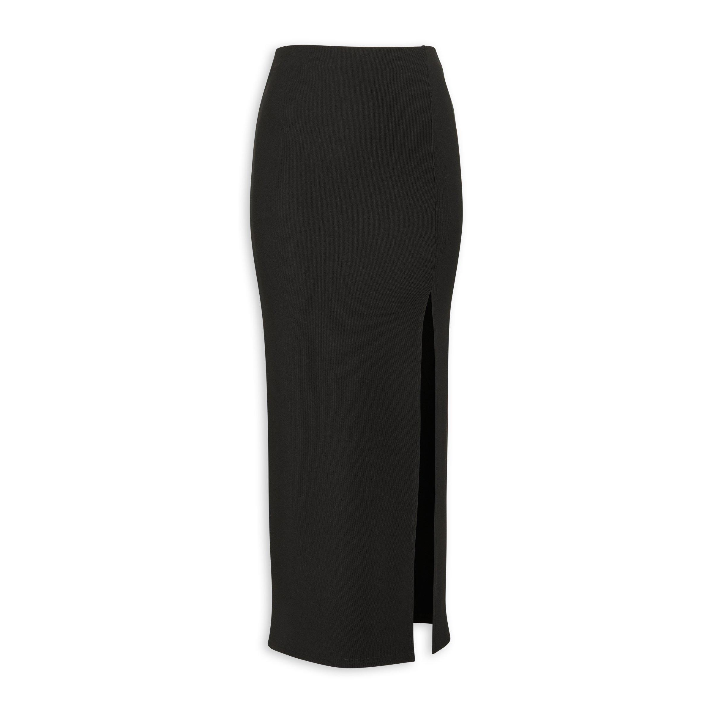 Black Column Skirt (3143706) | Identity