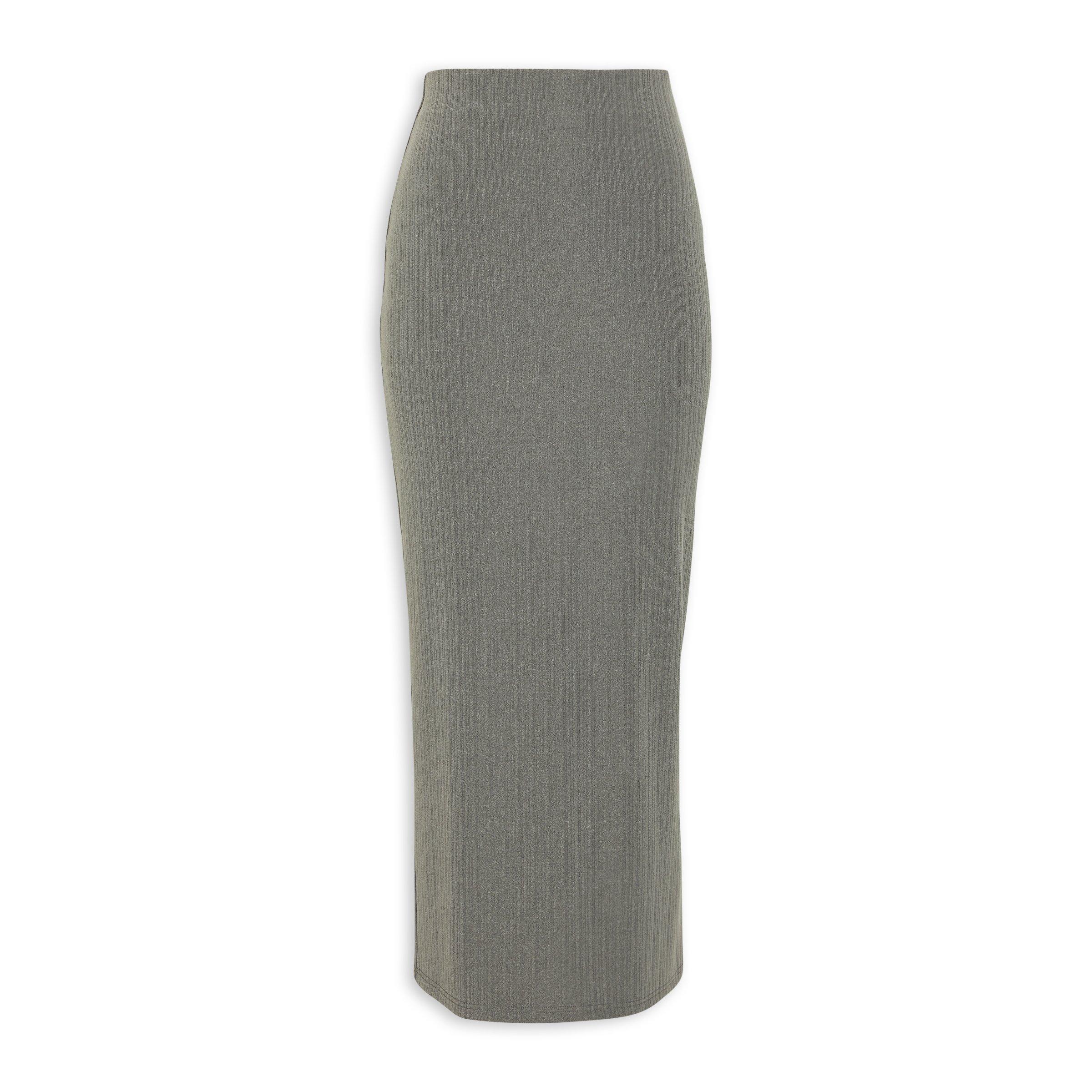 Charcoal Column Skirt (3144101) | Identity